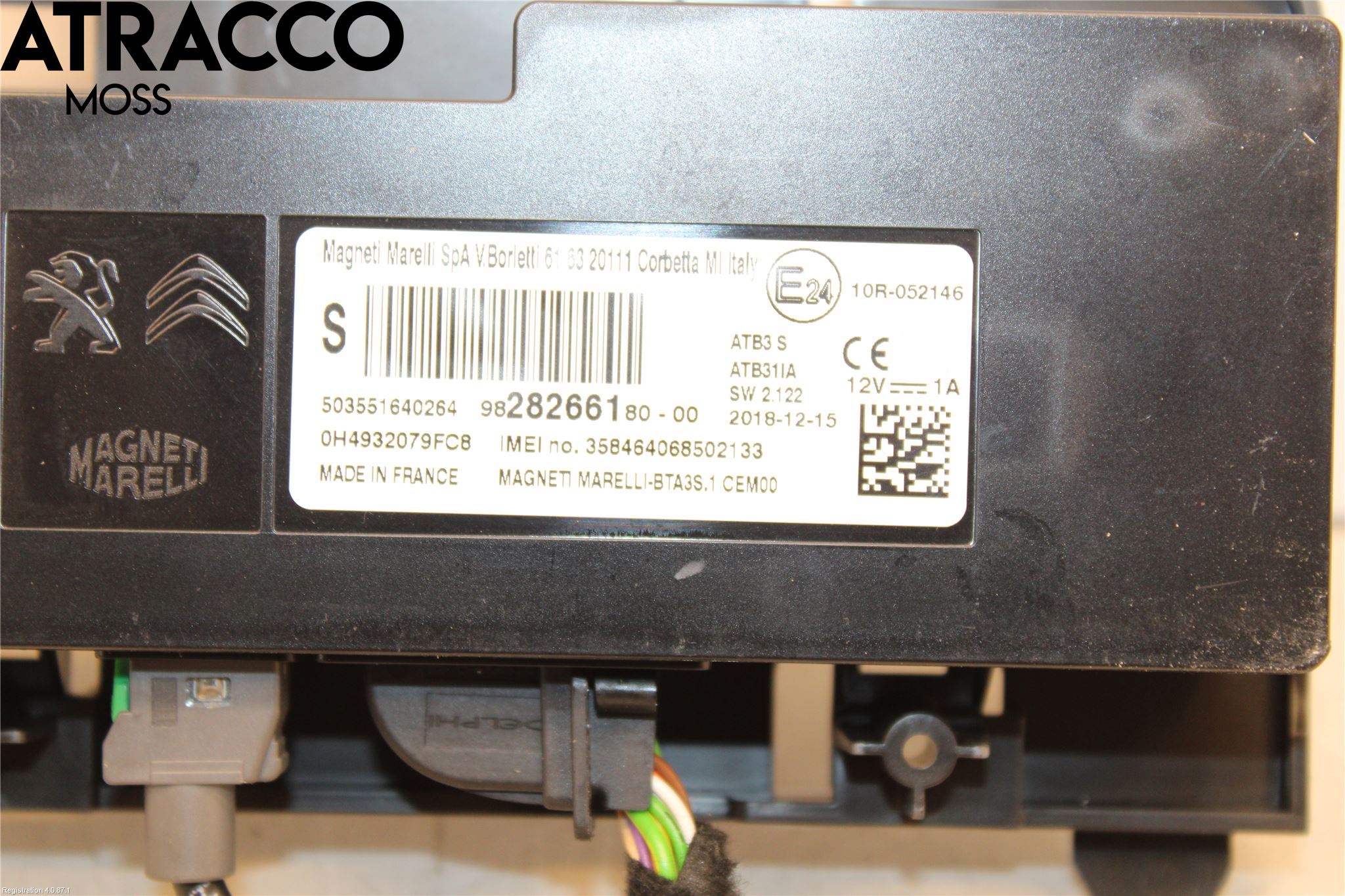 Peugeot 508 19- Styreenhet Øvrig