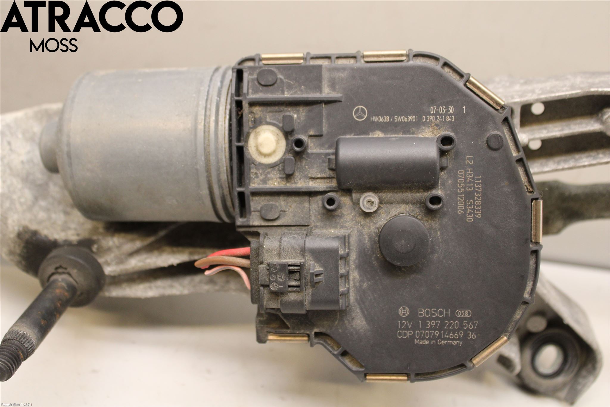 Mercedes-Benz MB C-KLASS (W204) 07-15 Viskermotor Frontrute