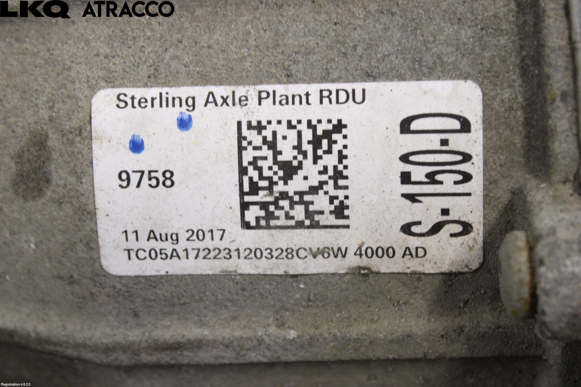 Ford ECOSPORT 17- Bakaksel Kardang Bak -Diff