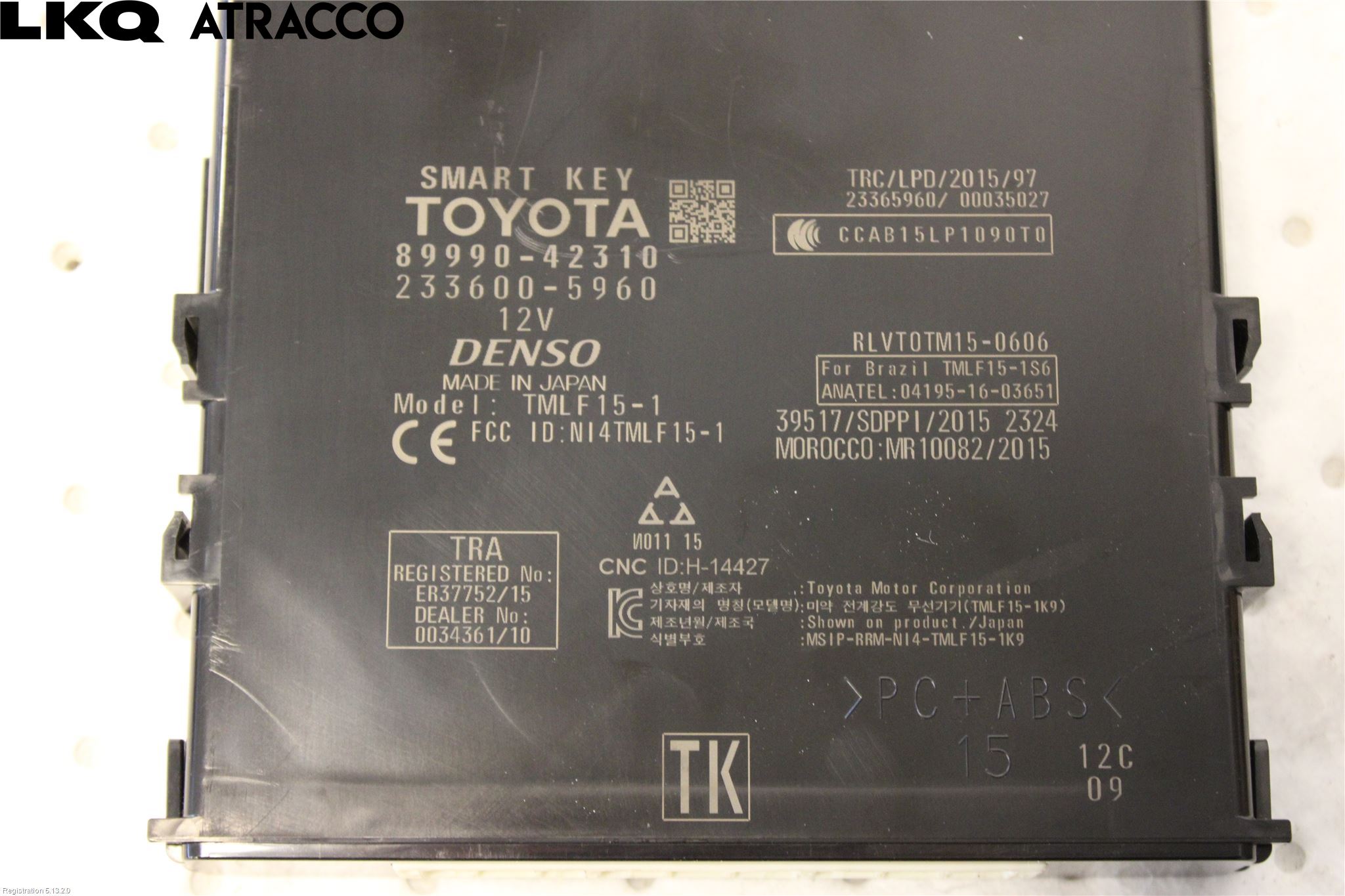 Toyota RAV4 19- Styrenhet Nyckellös System