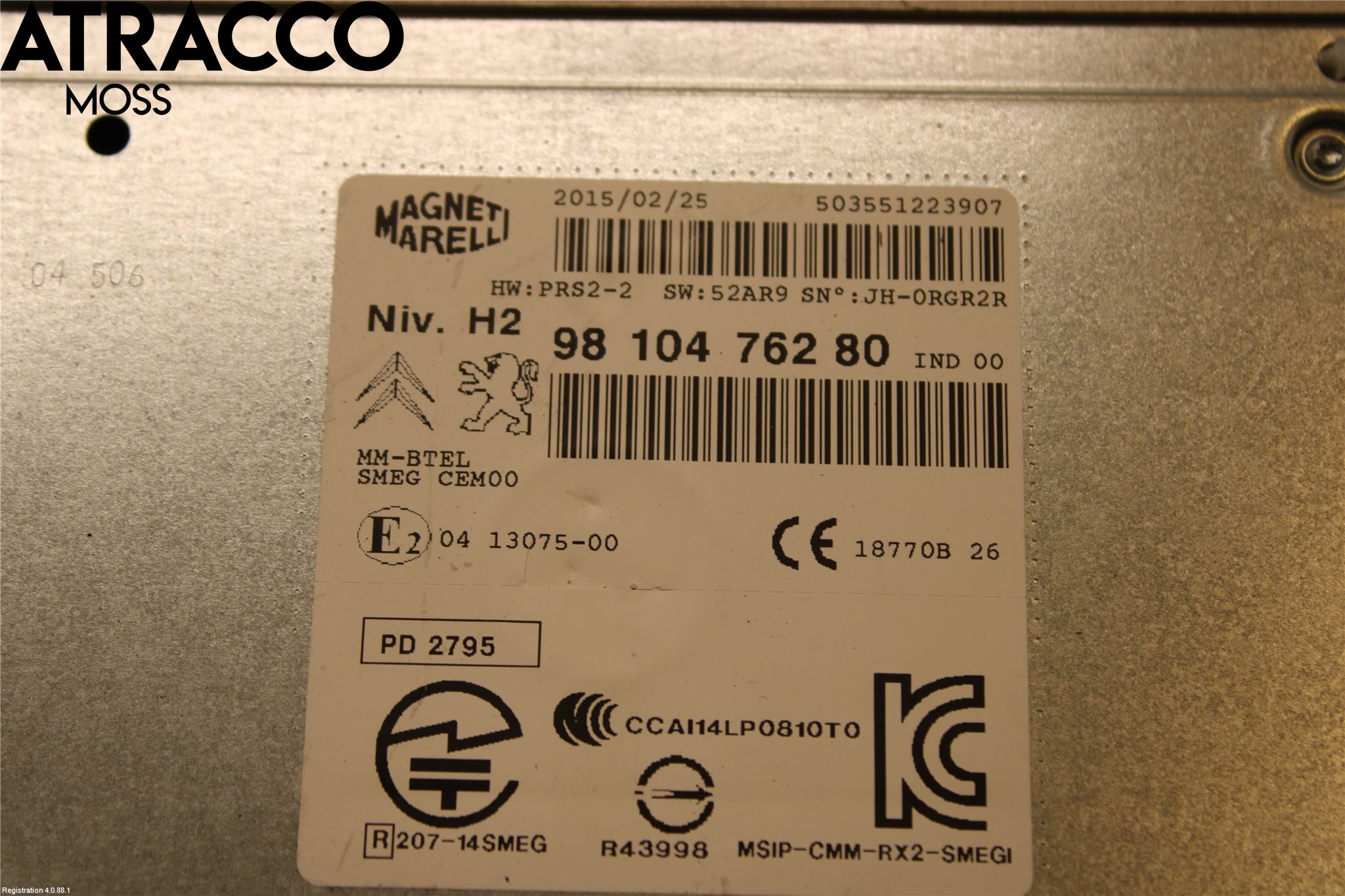 Peugeot 308 14-21 Stereo Forsterker