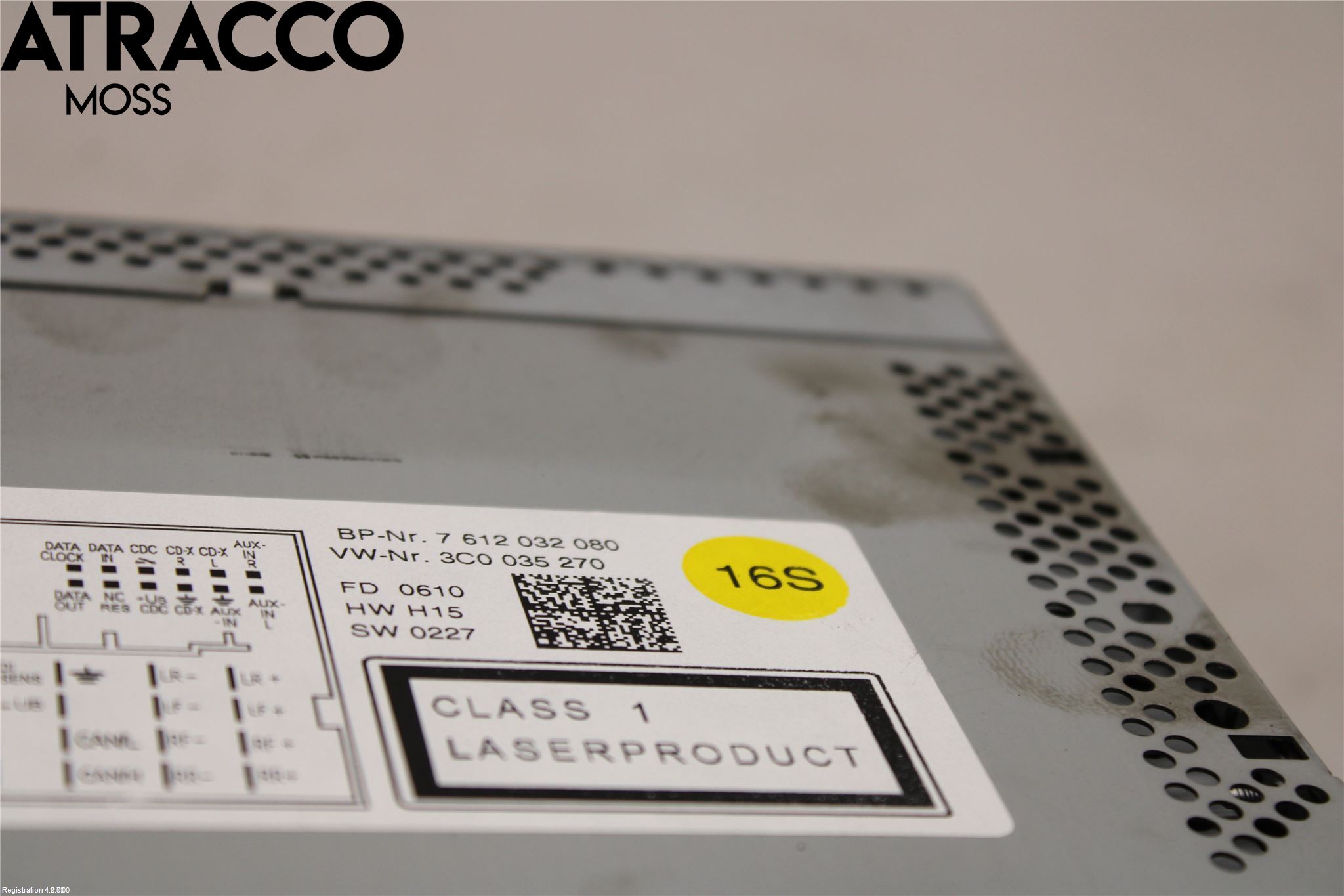 Volkswagen VW GOLF VI 09-13 Stereo Radio Med Cd