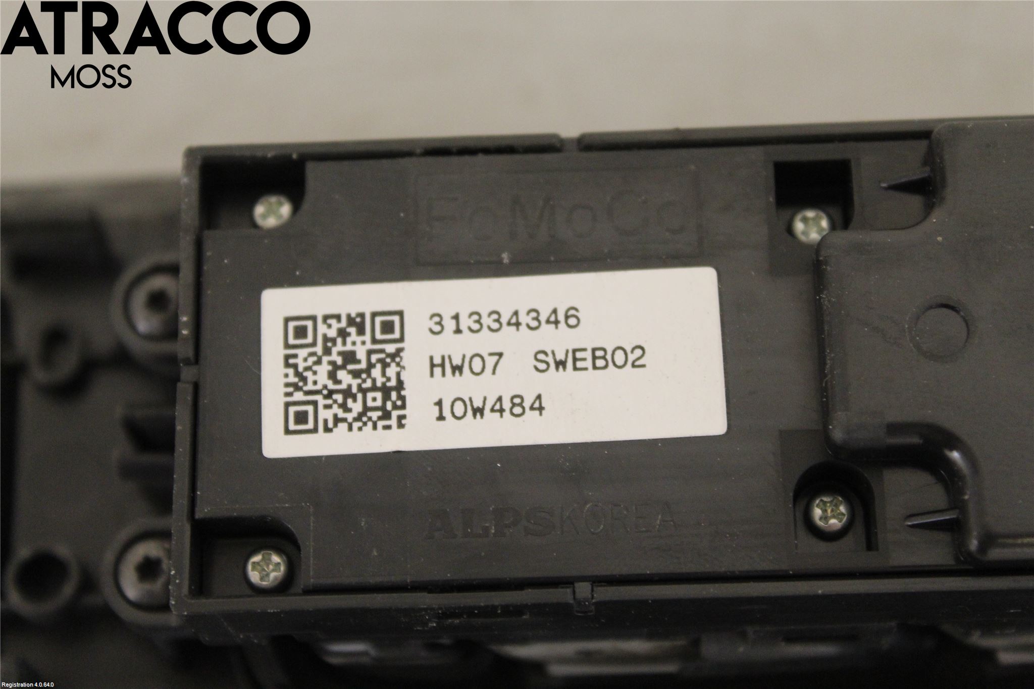 Volvo S60 11-13 Bryter Vindusheis