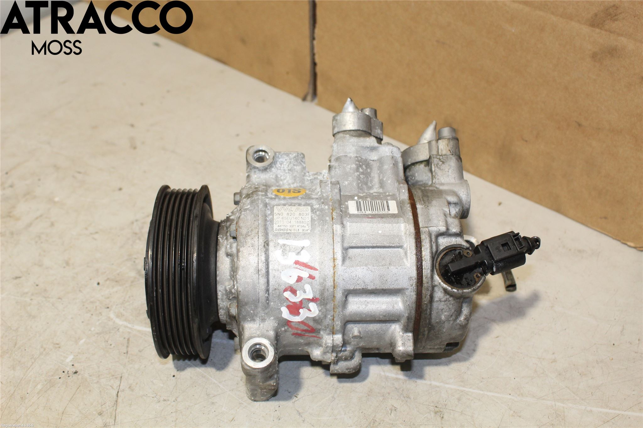 Volkswagen VW GOLF VI 09-13 Varme Ac Kompressor