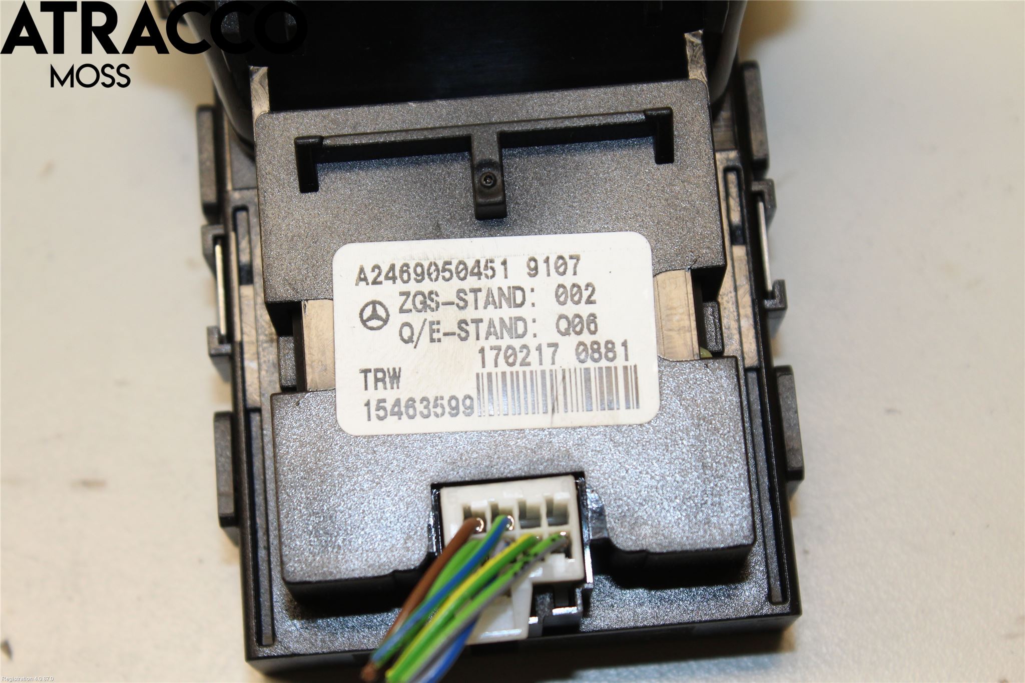 Mercedes-Benz MB GLA-KLASS (X156) 13-20 Bryter Parkeringsbrems