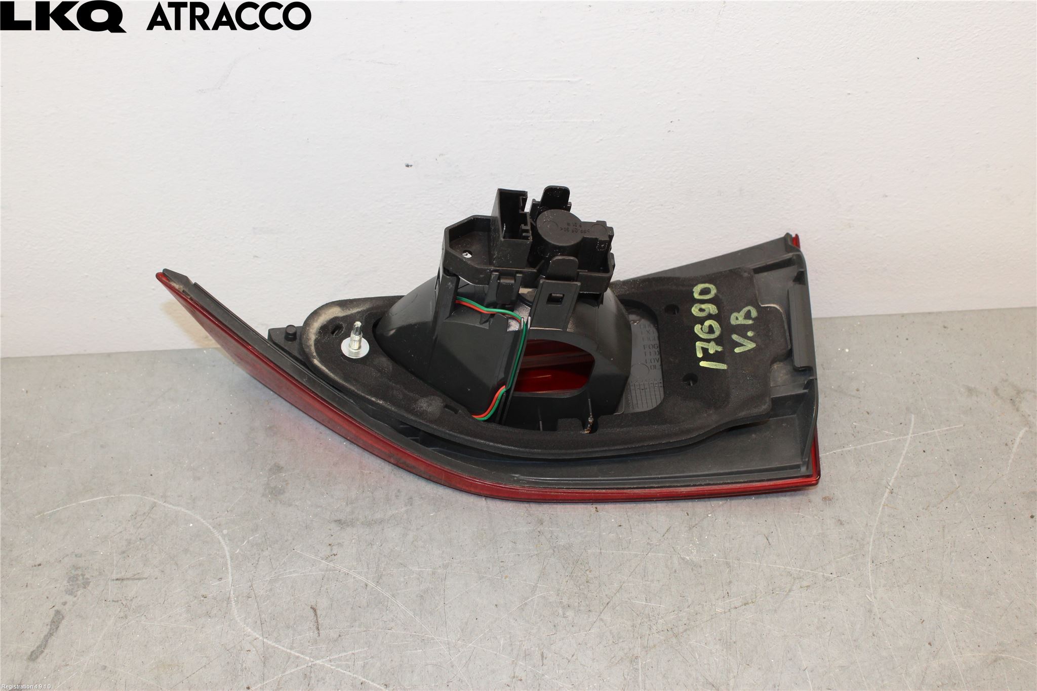 BMW X1 E84 10-15 Baklykt Venstre  På Luke(Indre