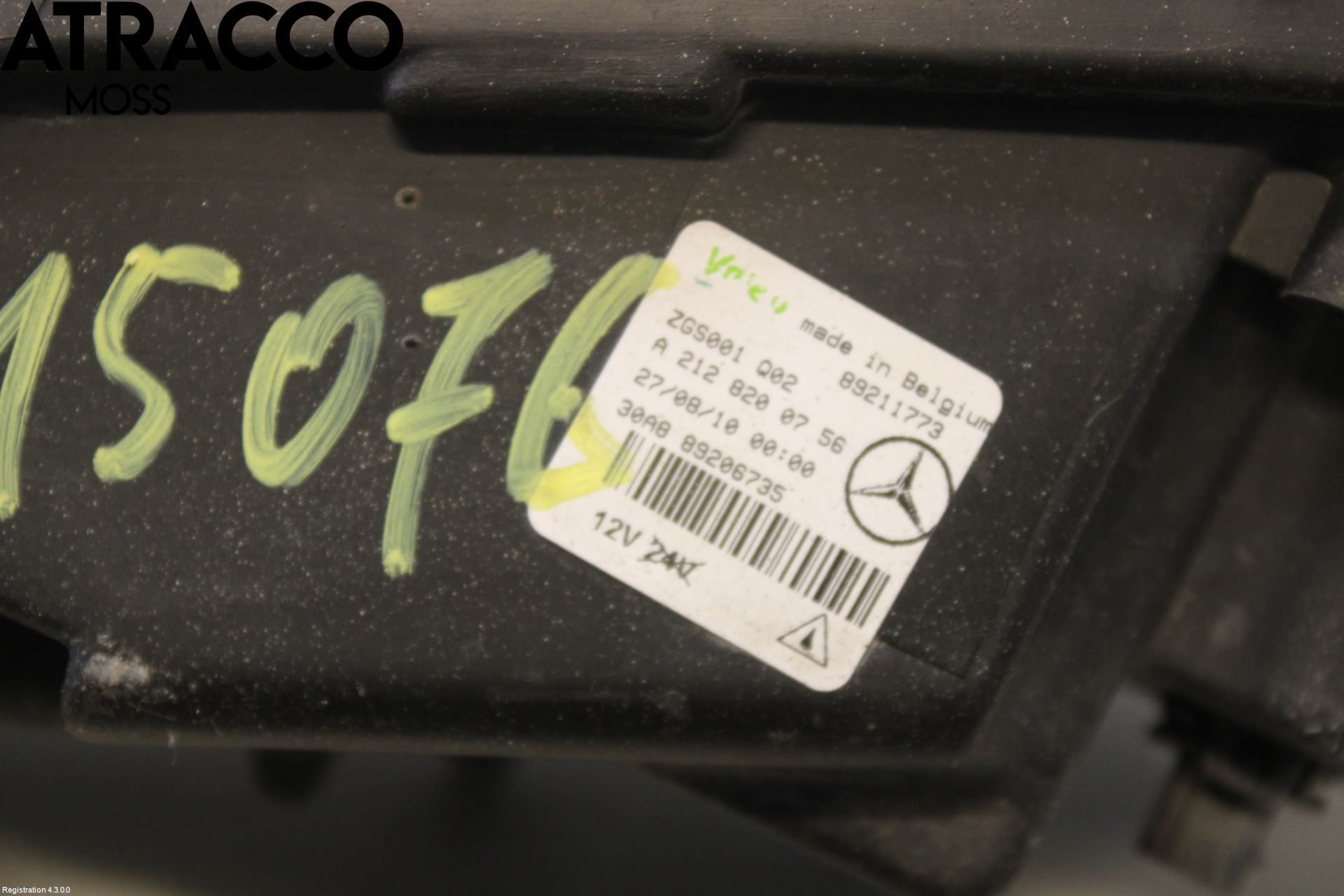 Mercedes-Benz MB E-KLASS (W212) 09-16 Frontlykt-Kurve-Tåkelys