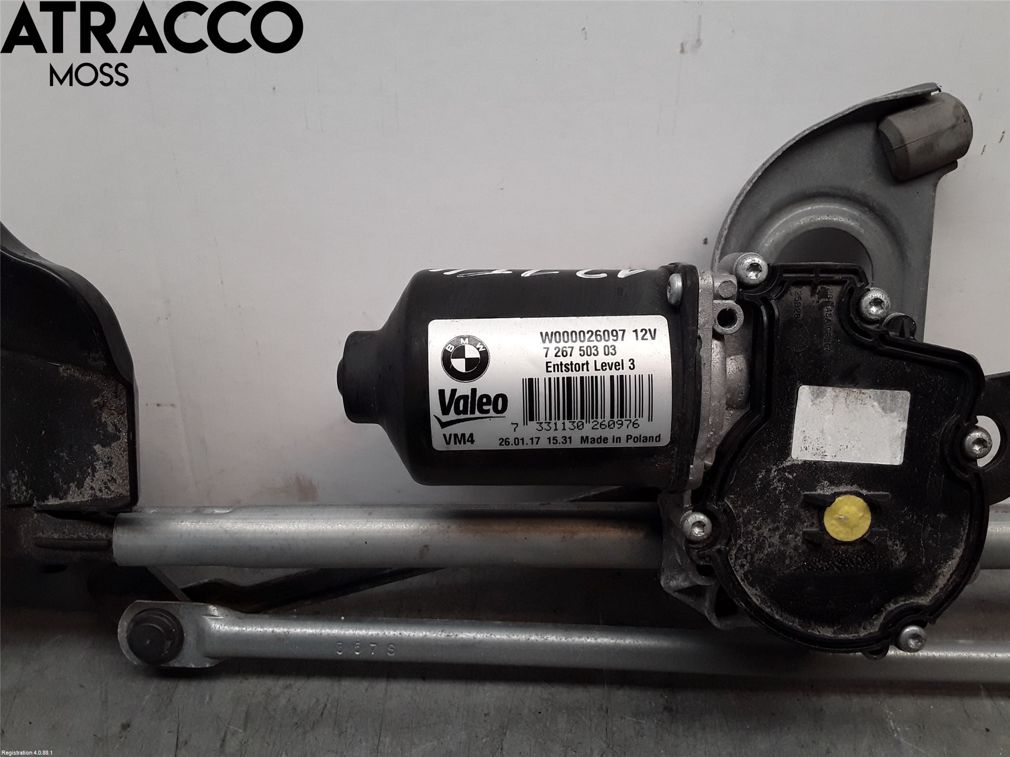 BMW 3 F30/F31/F80 12-19 Viskermotor Frontrute