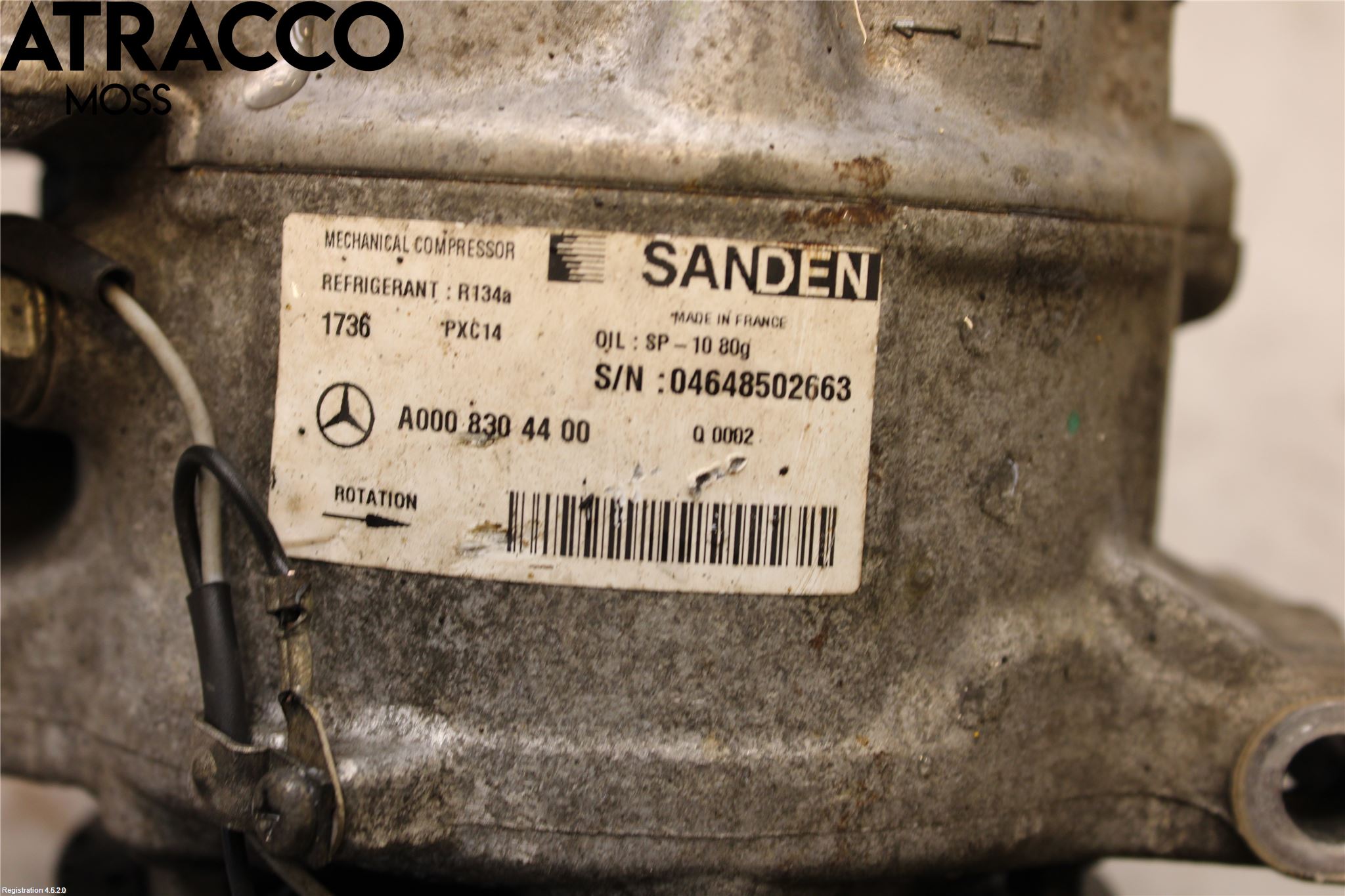 Mercedes-Benz MB C-KLASS (W205) 14-21 Varme Ac Kompressor