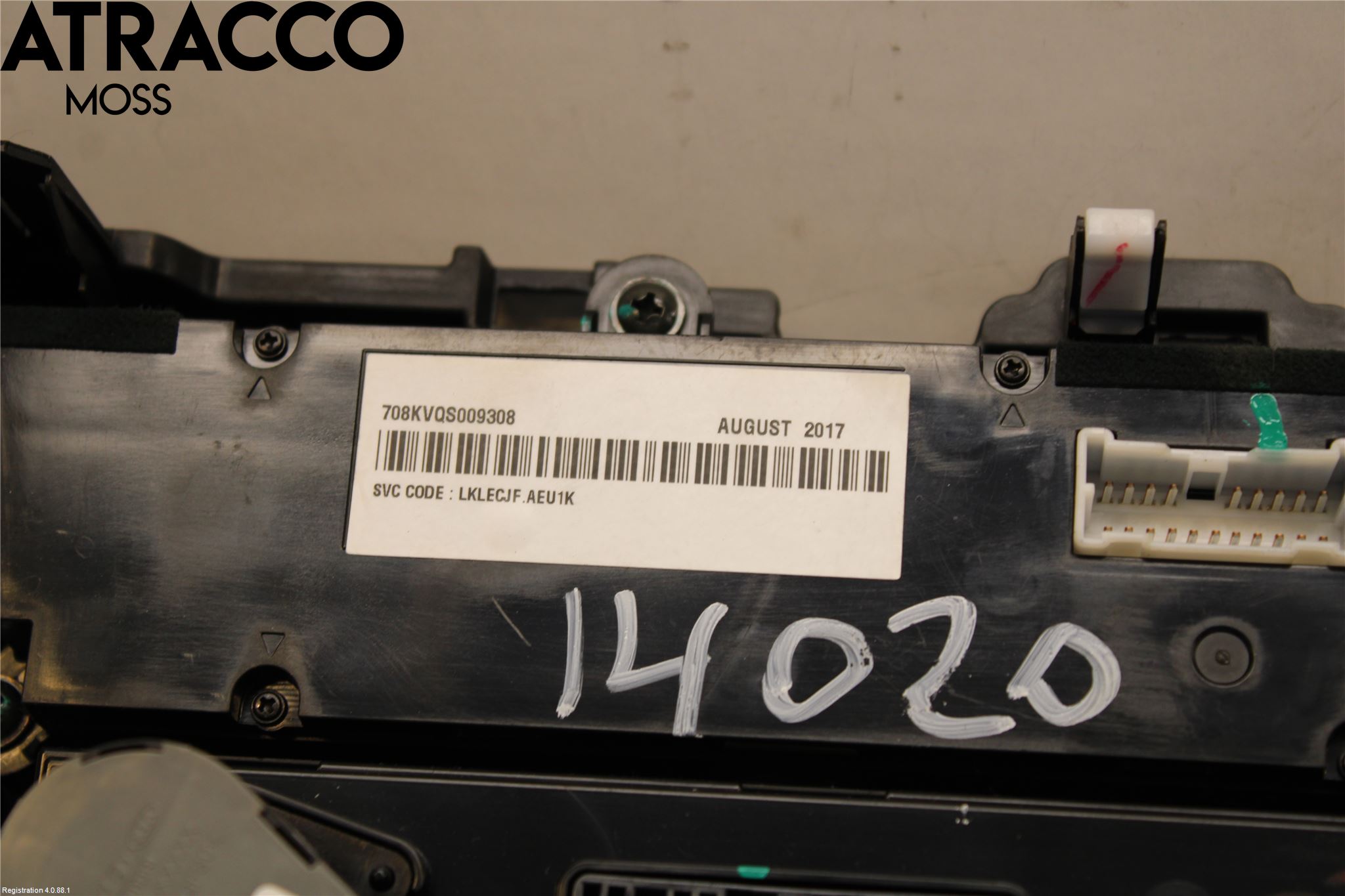 Kia OPTIMA 16-20 Varme Ac Betjening-Display