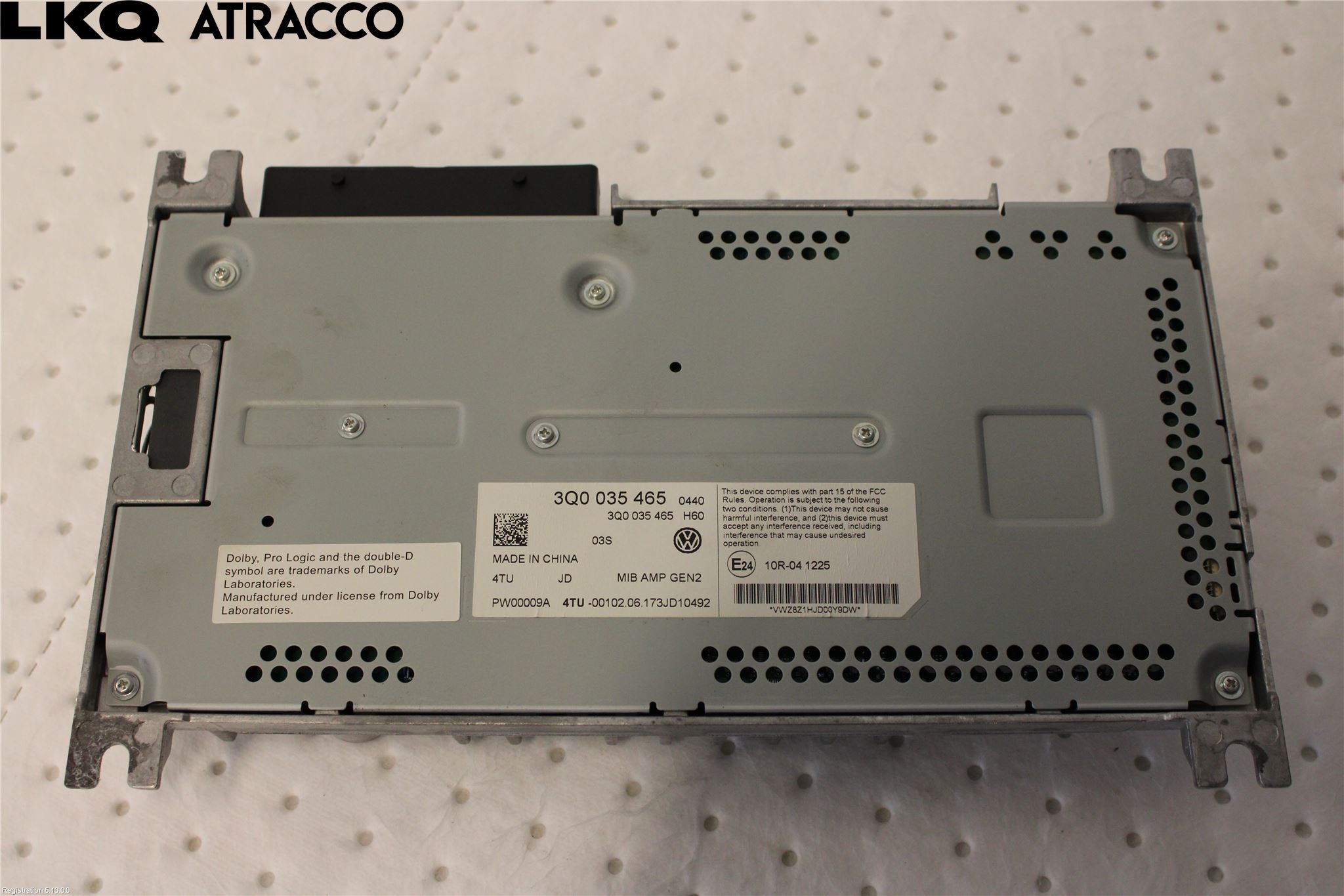 Volkswagen VW PASSAT 15-19 Stereo Forsterker