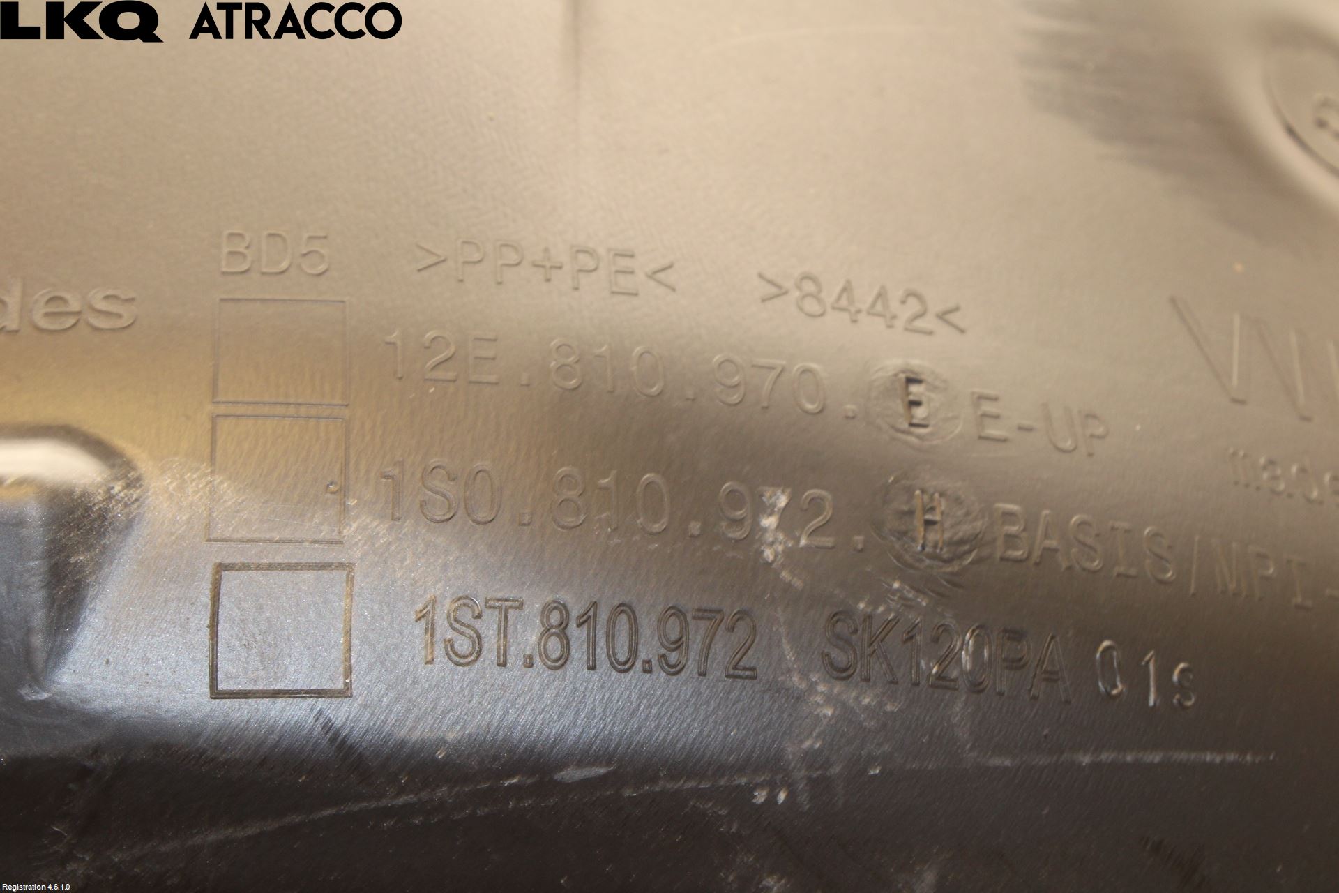 Volkswagen VW UP! / E-UP! Skjerm Indre