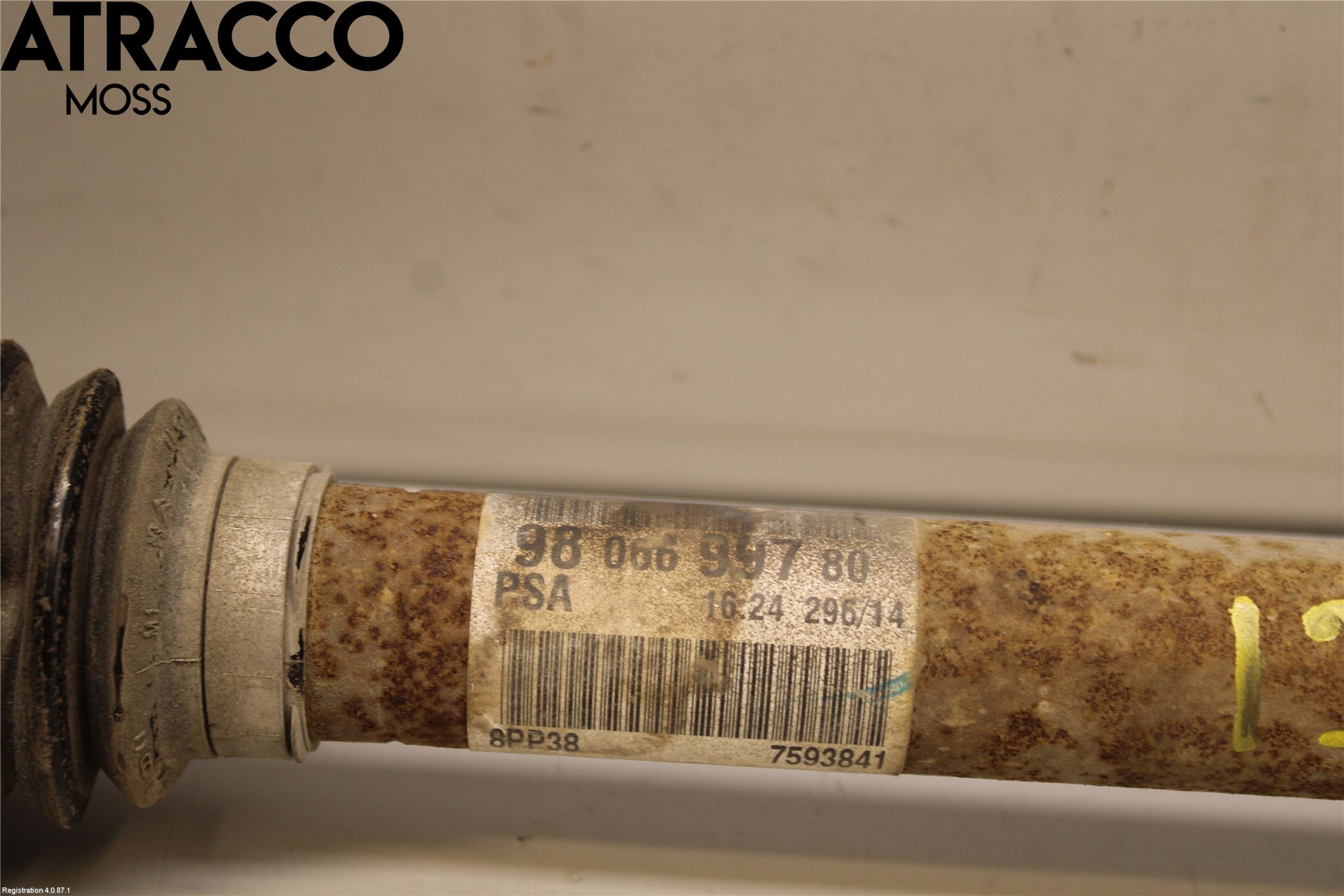 Peugeot 308 14-21 Drivaksel Foran Kompl Høyre