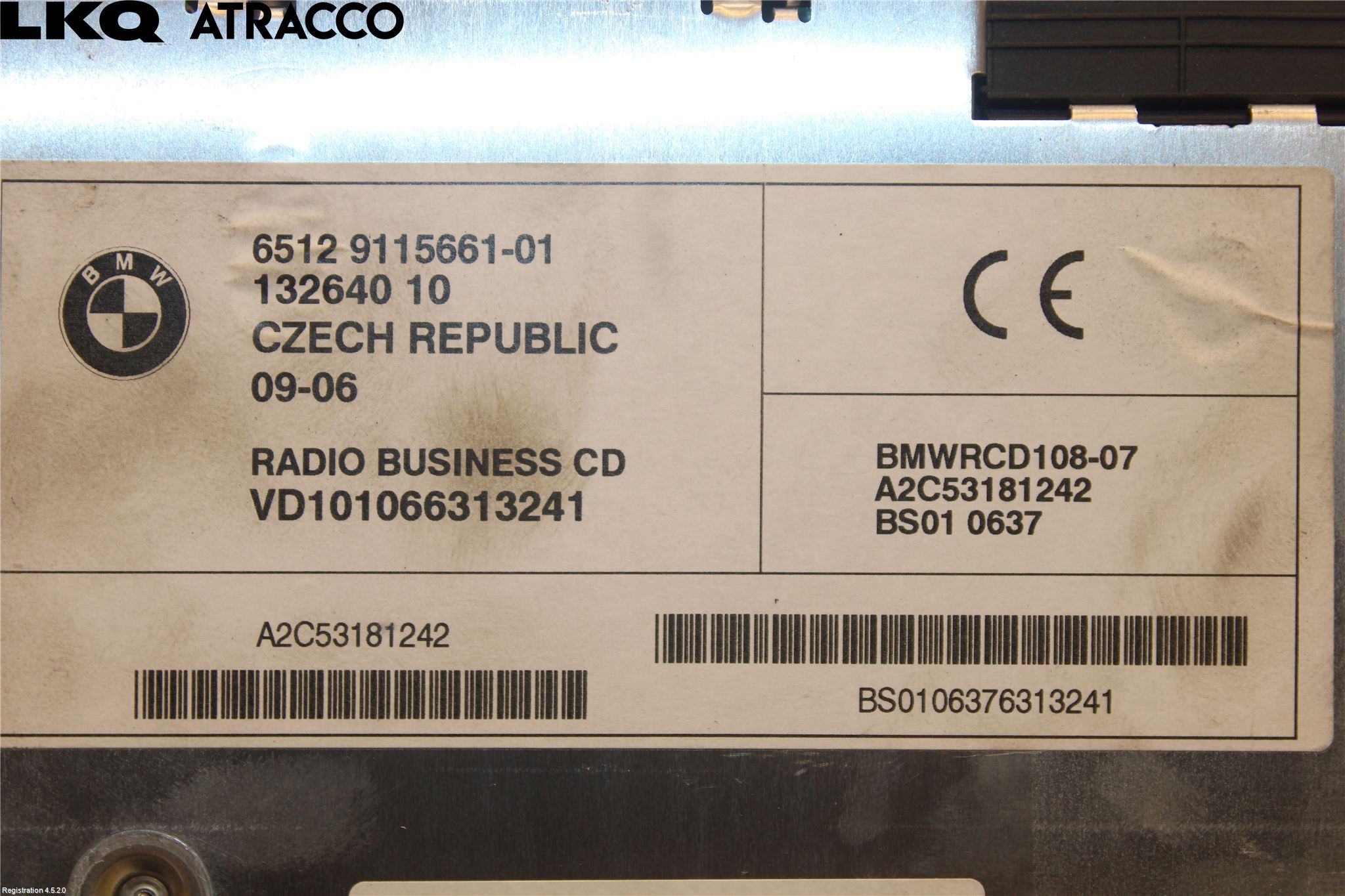 Mini COUPE R50/53 01-06 Stereo Radio Med Cd