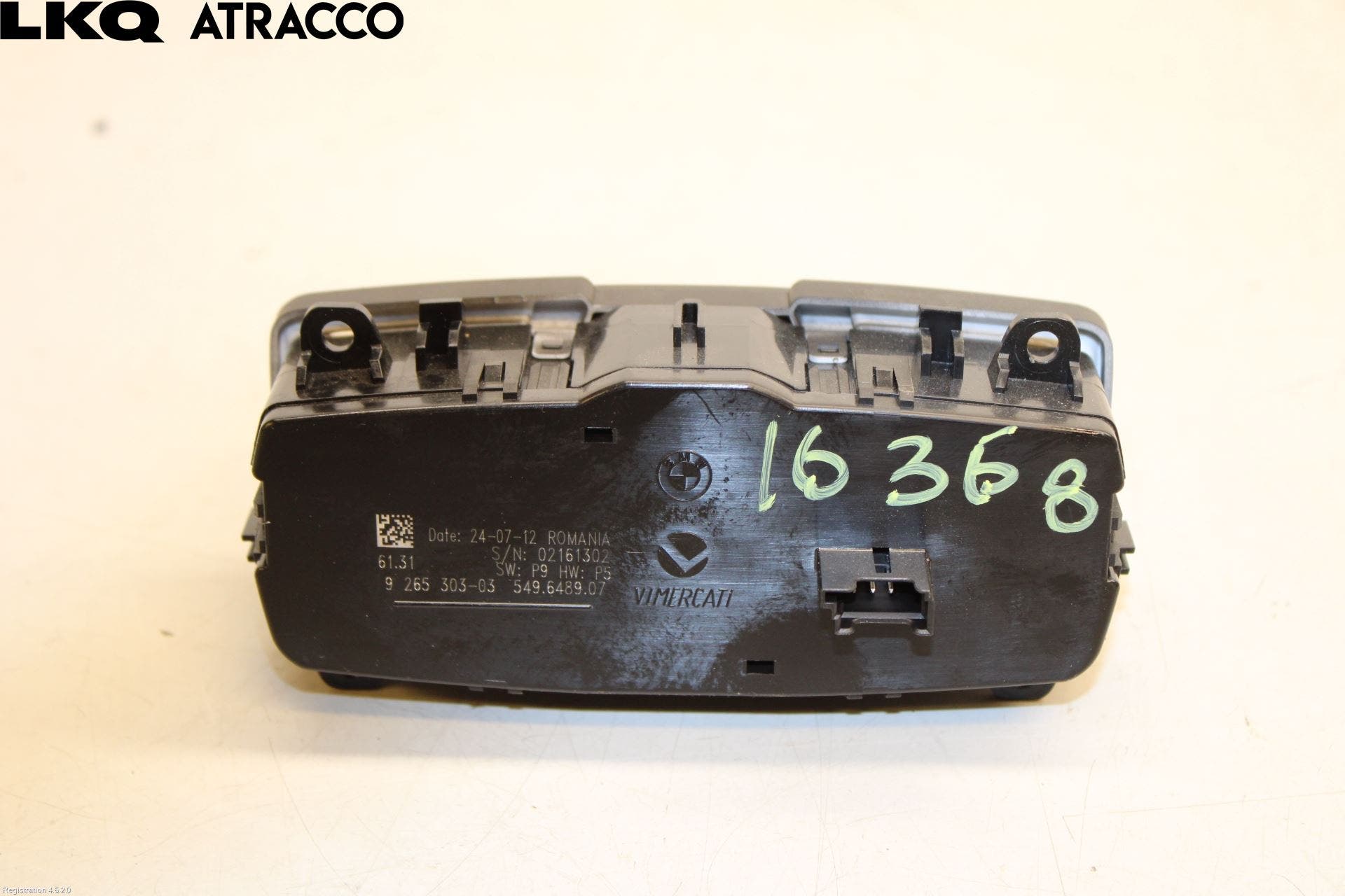 BMW 1 F20/F21 11-19 Bryter Hovedlys