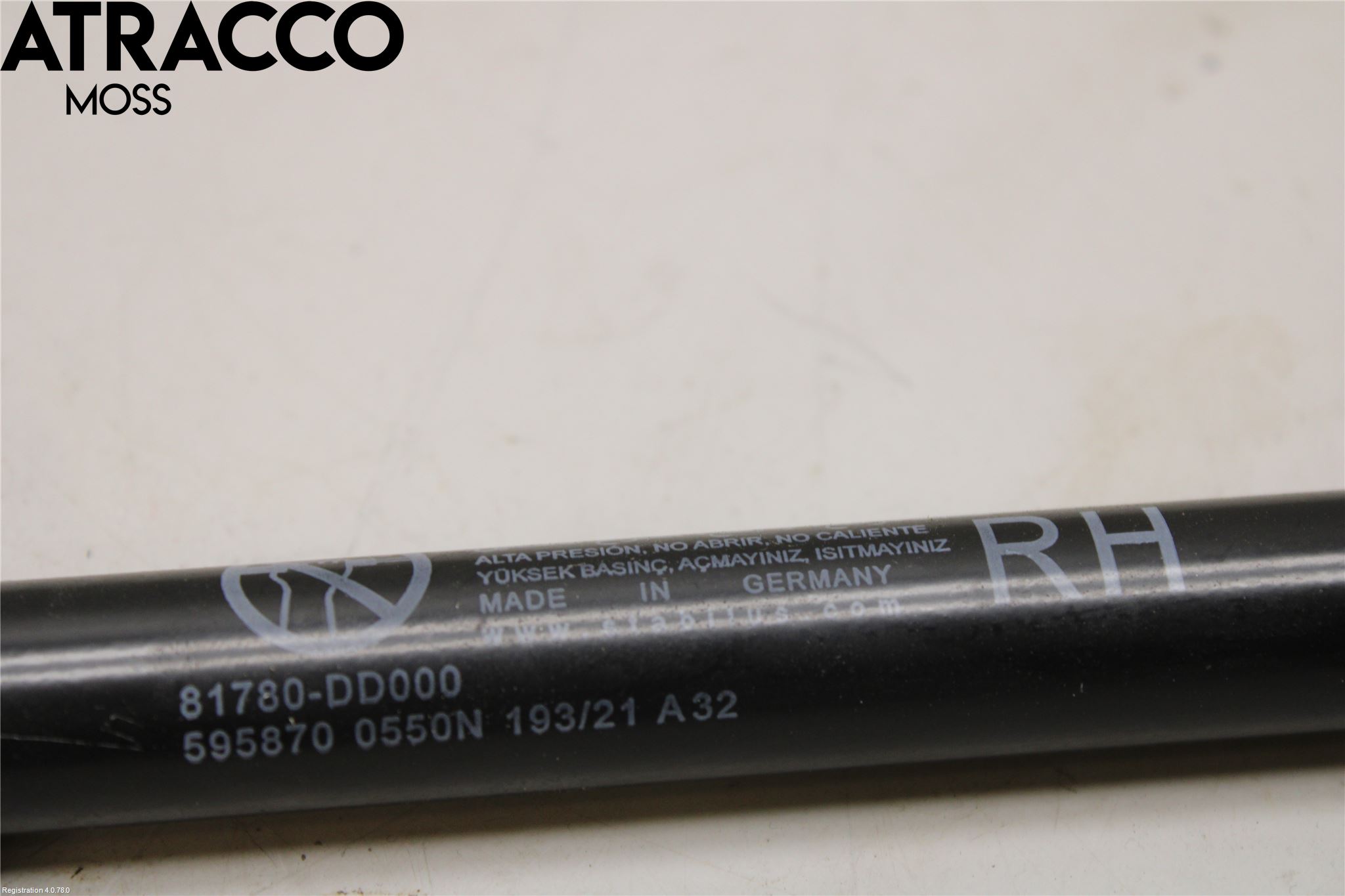 Hyundai KONA/ELECTRIC OS 18-23 Bakluke Demper-Gassfjær