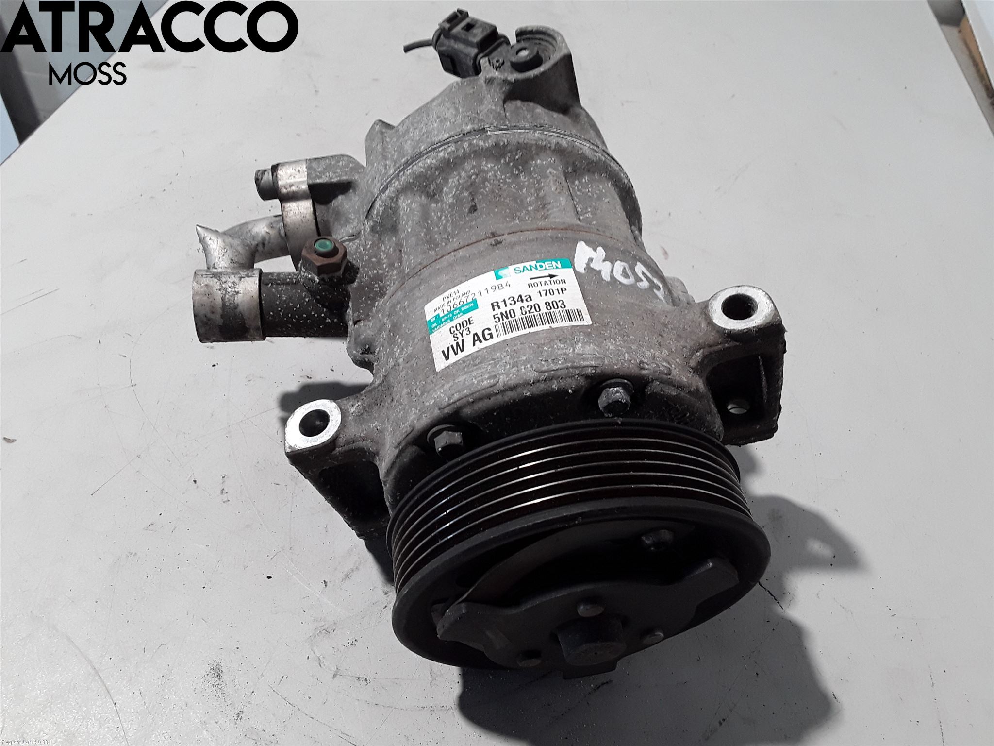 Volkswagen VW PASSAT 05-11 Varme Ac Kompressor