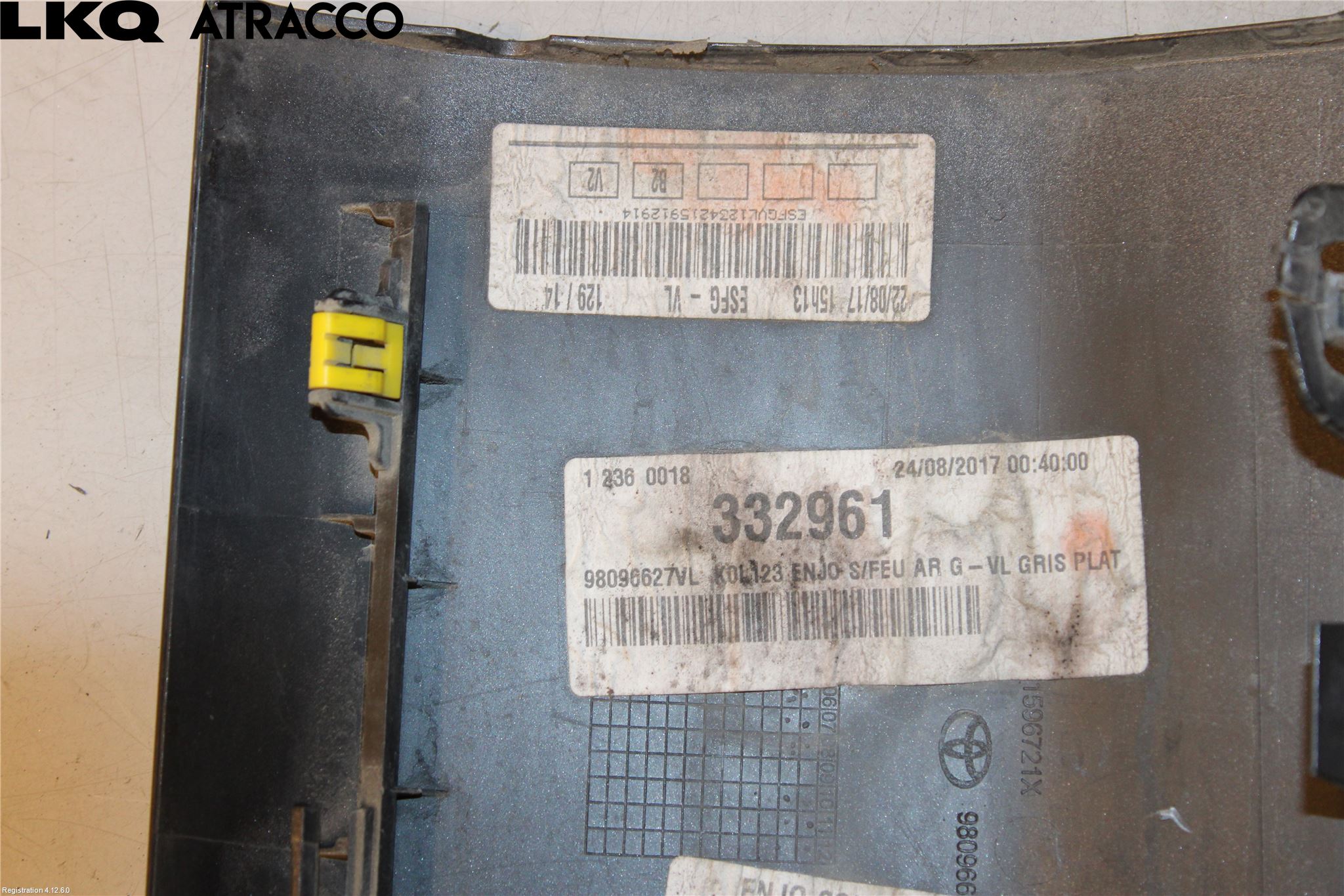 Toyota PROACE II 16- Støtfanger Bak Hjørne Venstre