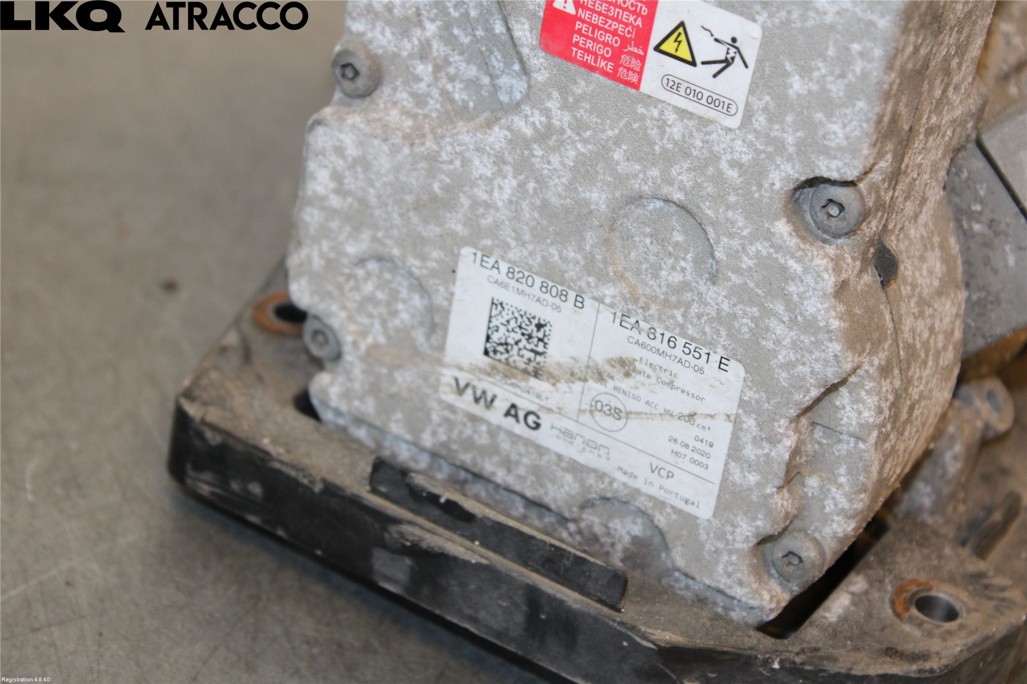 Volkswagen VW ID.3 21- Varme Ac Kompressor