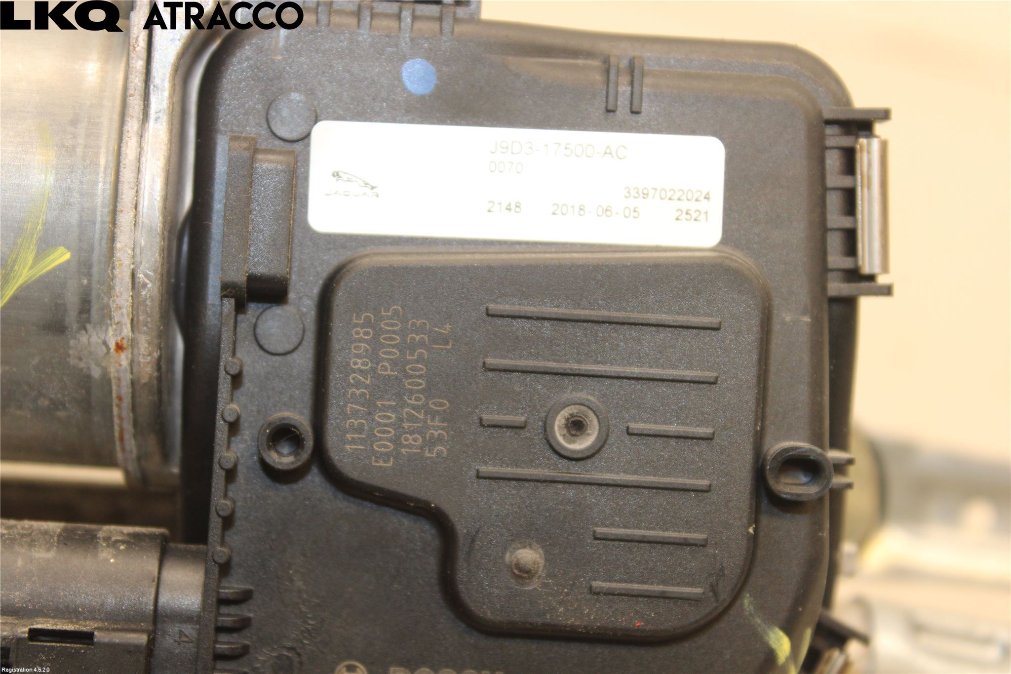 Jaguar I-PACE 18- Viskermotor Frontrute