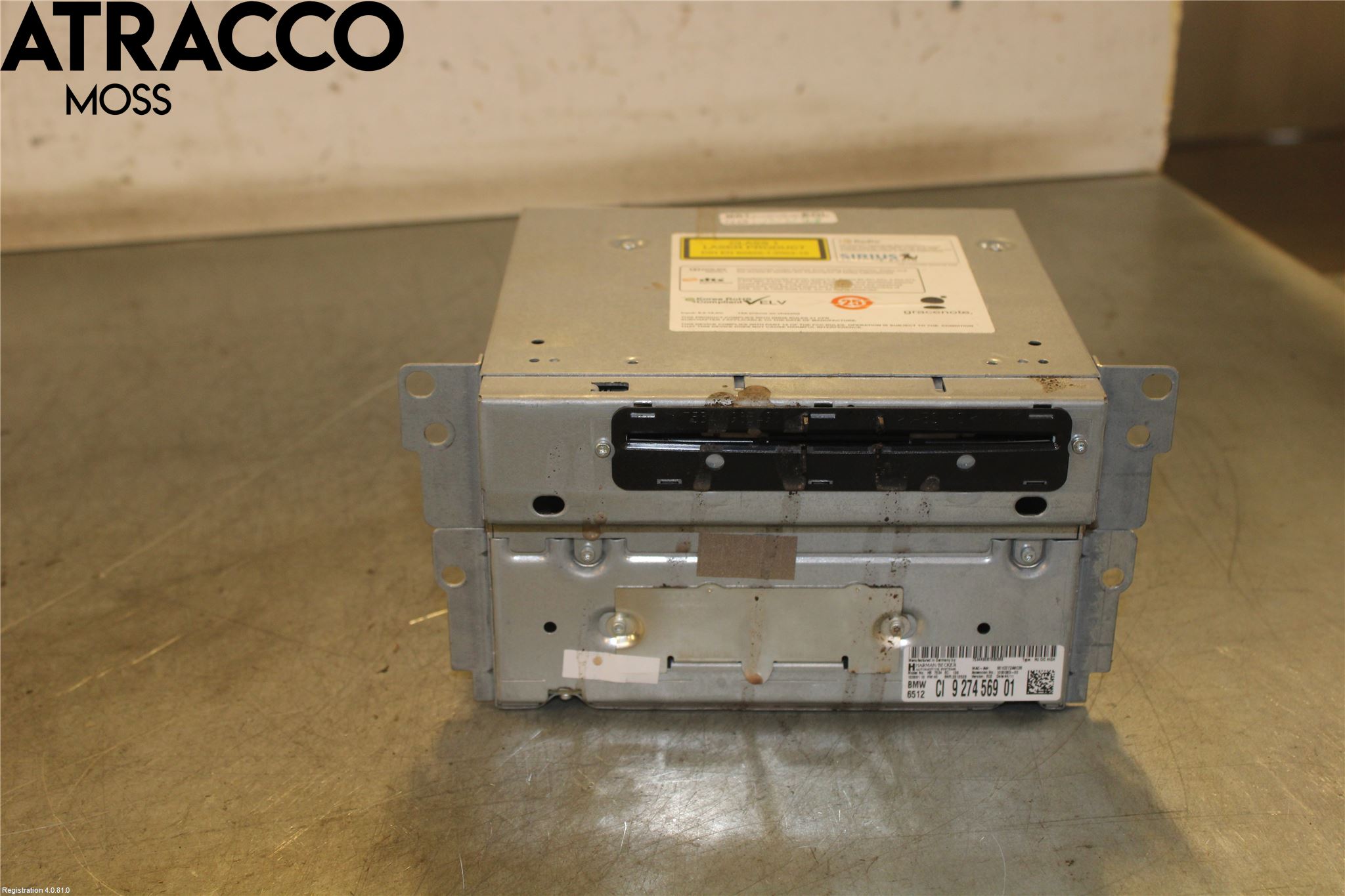 BMW 5 F10/F11/F18 09-17 Stereo Radio Med Cd