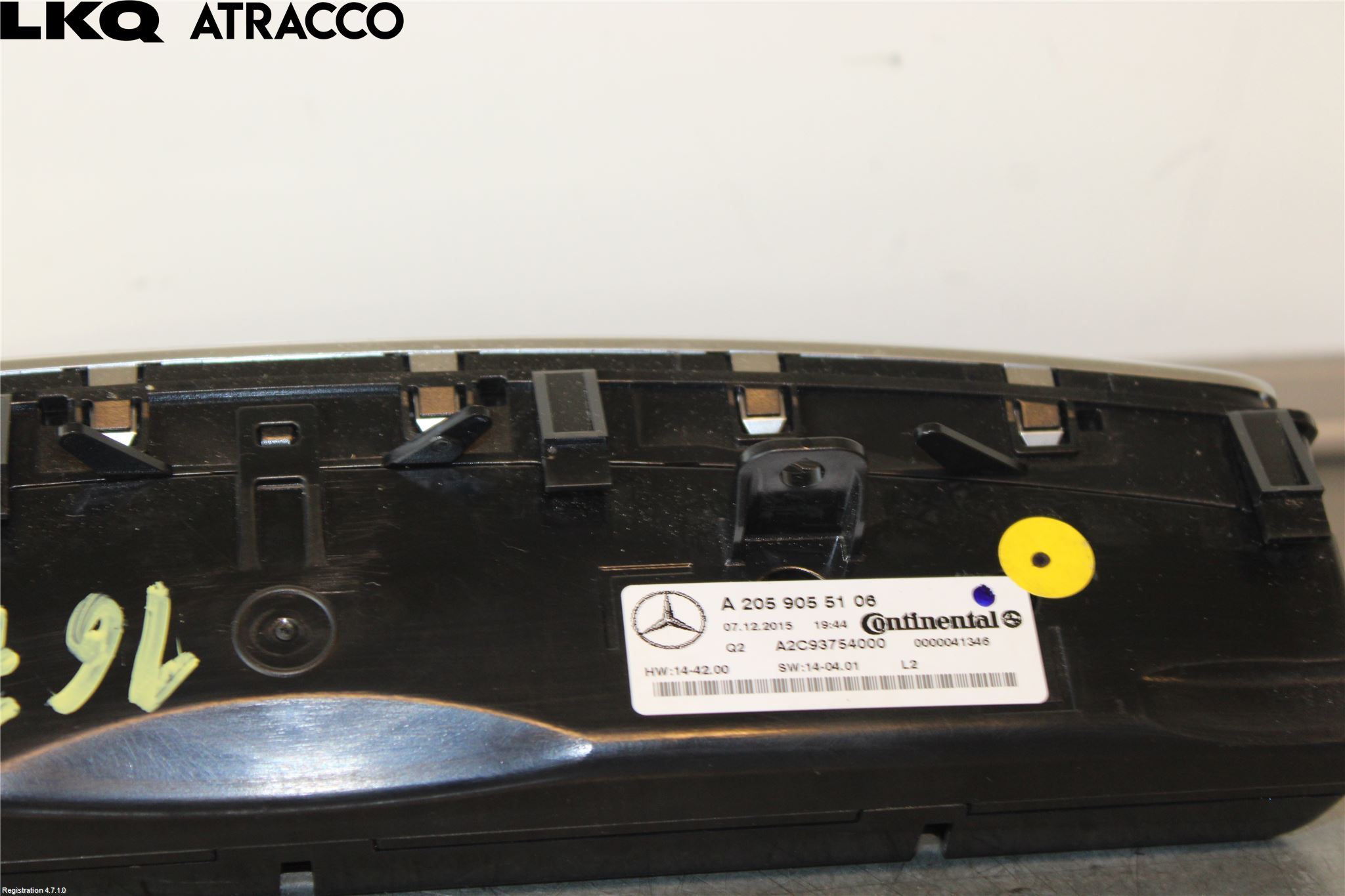Mercedes-Benz MB C-KLASS (W205) 14-21 Varme Ac Betjening-Display