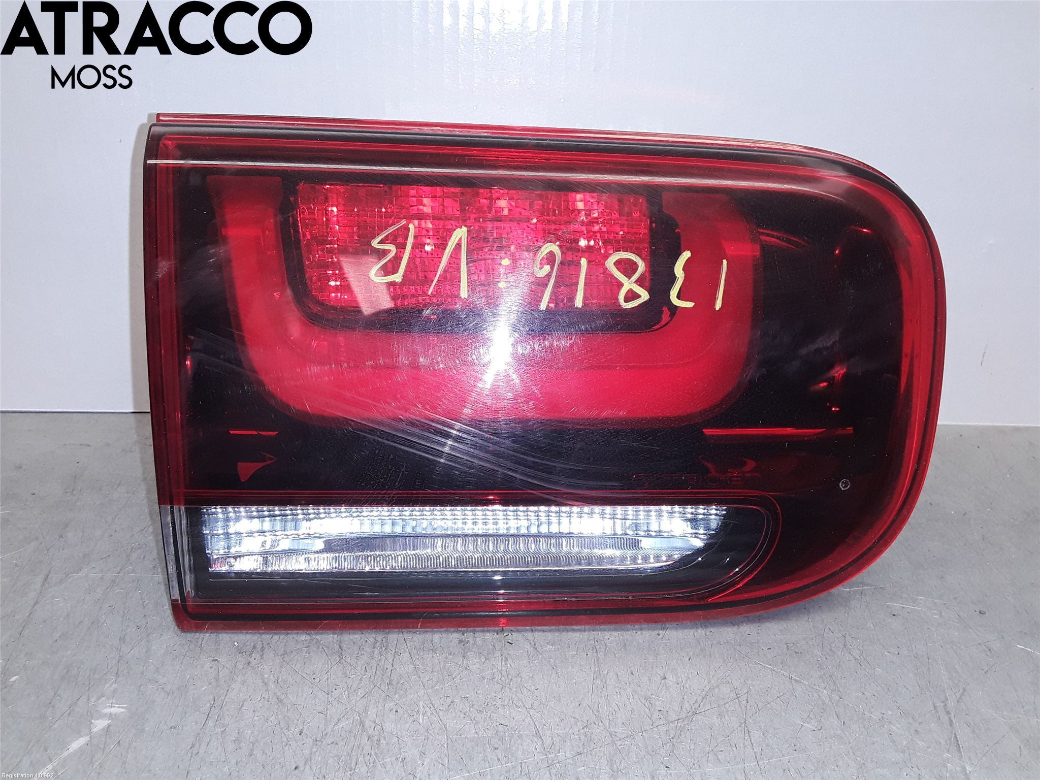 Citroen C4 CACTUS 14-20 Baklykt Venstre  På Luke(Indre