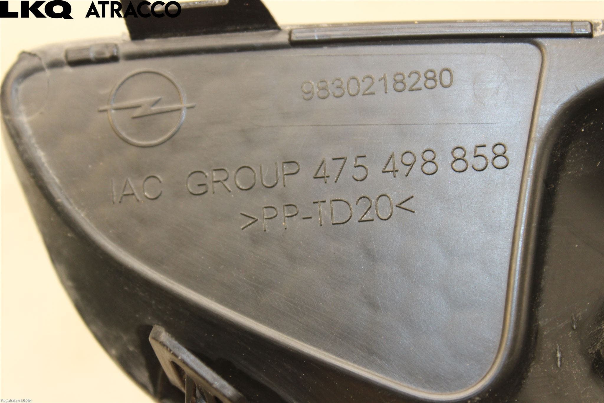 Opel CORSA F, CORSA-E 20- Frontlykt Kurve-Tåkelys Ramme