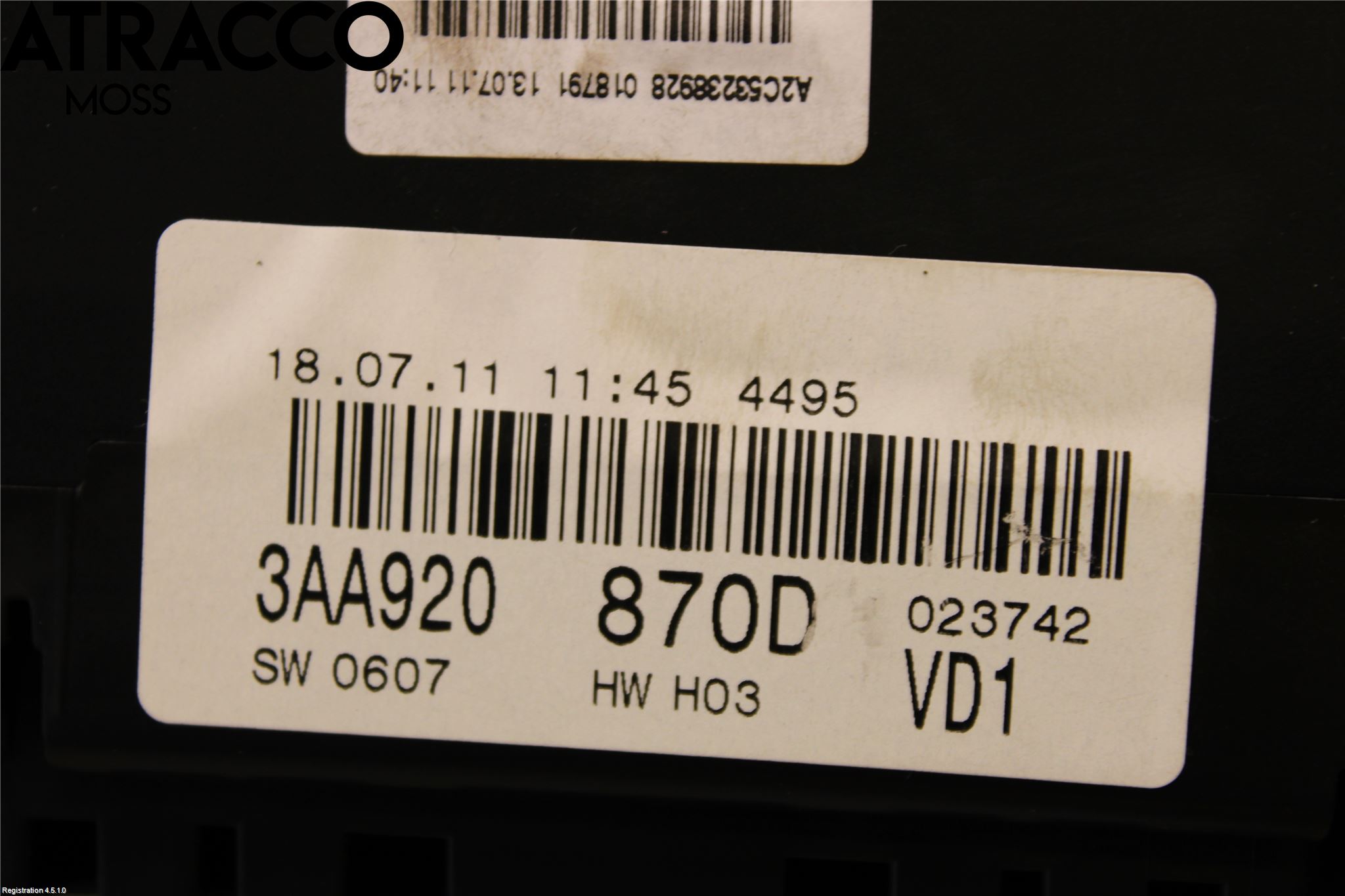 Volkswagen VW PASSAT 11-14 Instr Kombinert