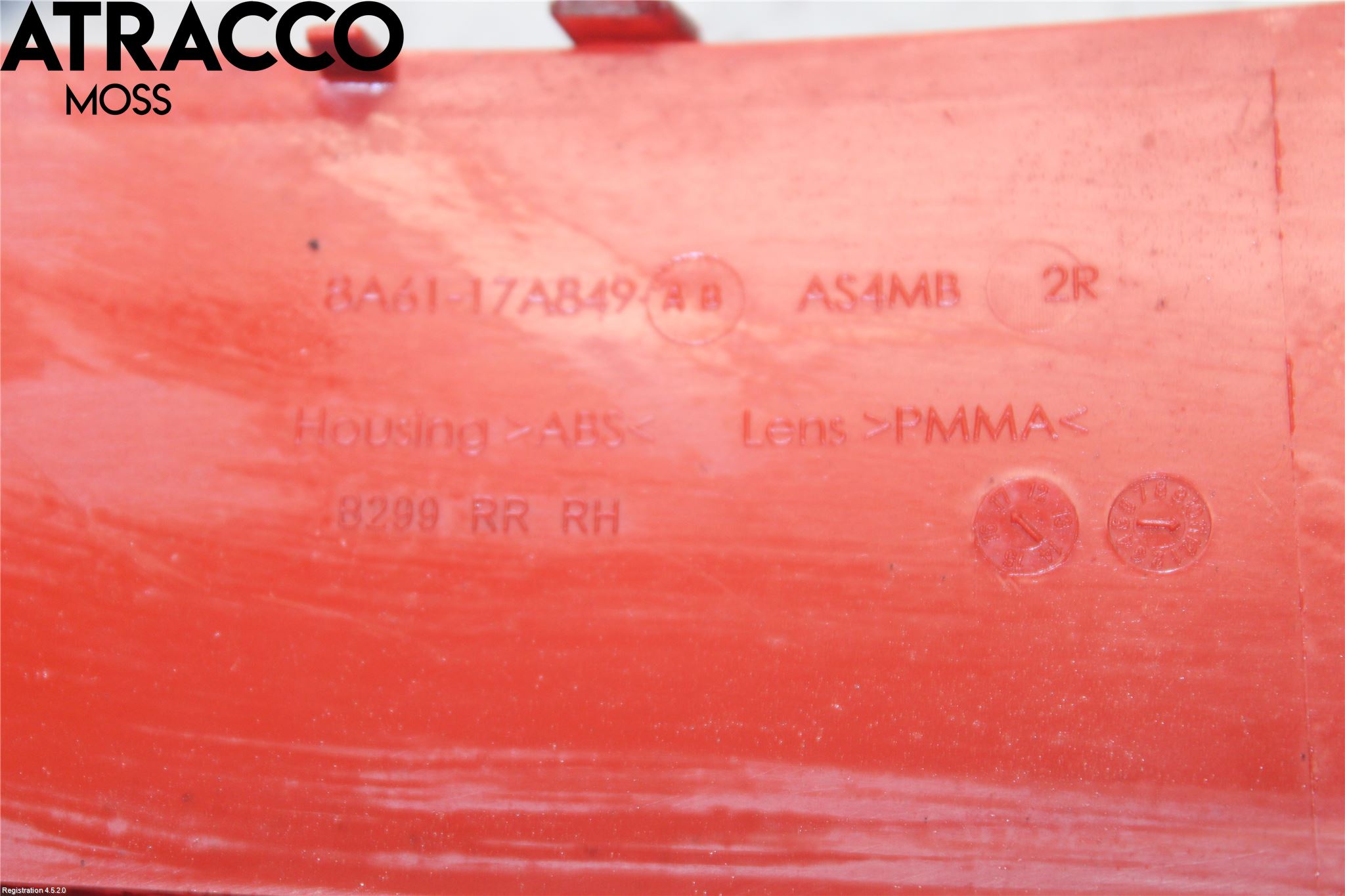 Ford FIESTA 13-17 Baklykt Ryggelys-Tåkelys