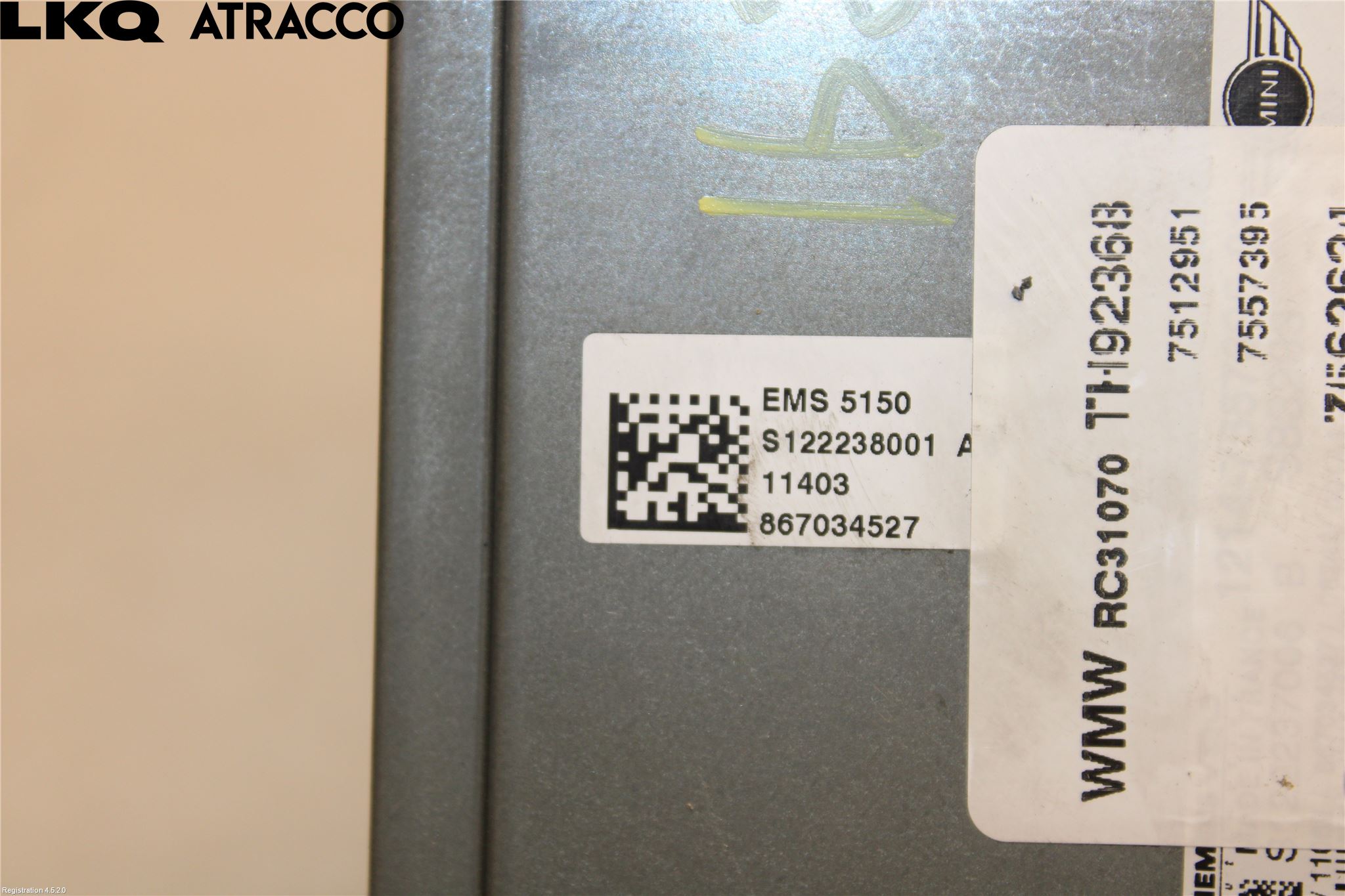 Mini COUPE R50/53 01-06 Styreenhet Innsprøytning