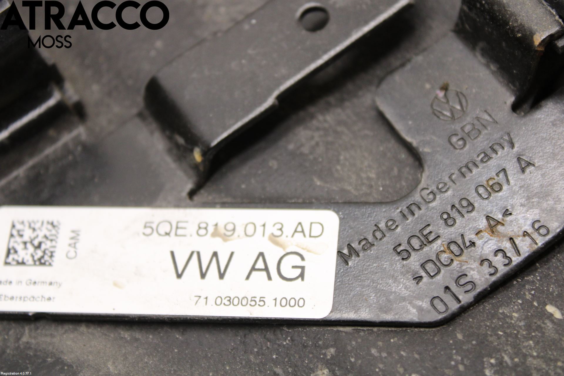 Volkswagen VW GOLF / E-GOLF VII 13-20 Varmeapparat Register Uten Ac