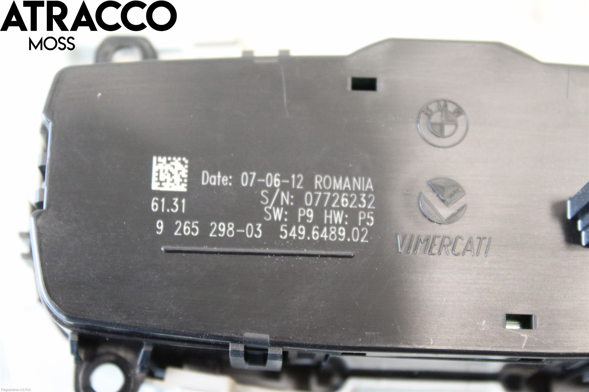 BMW 3 F30/F31/F80 12-19 Bryter Hovedlys