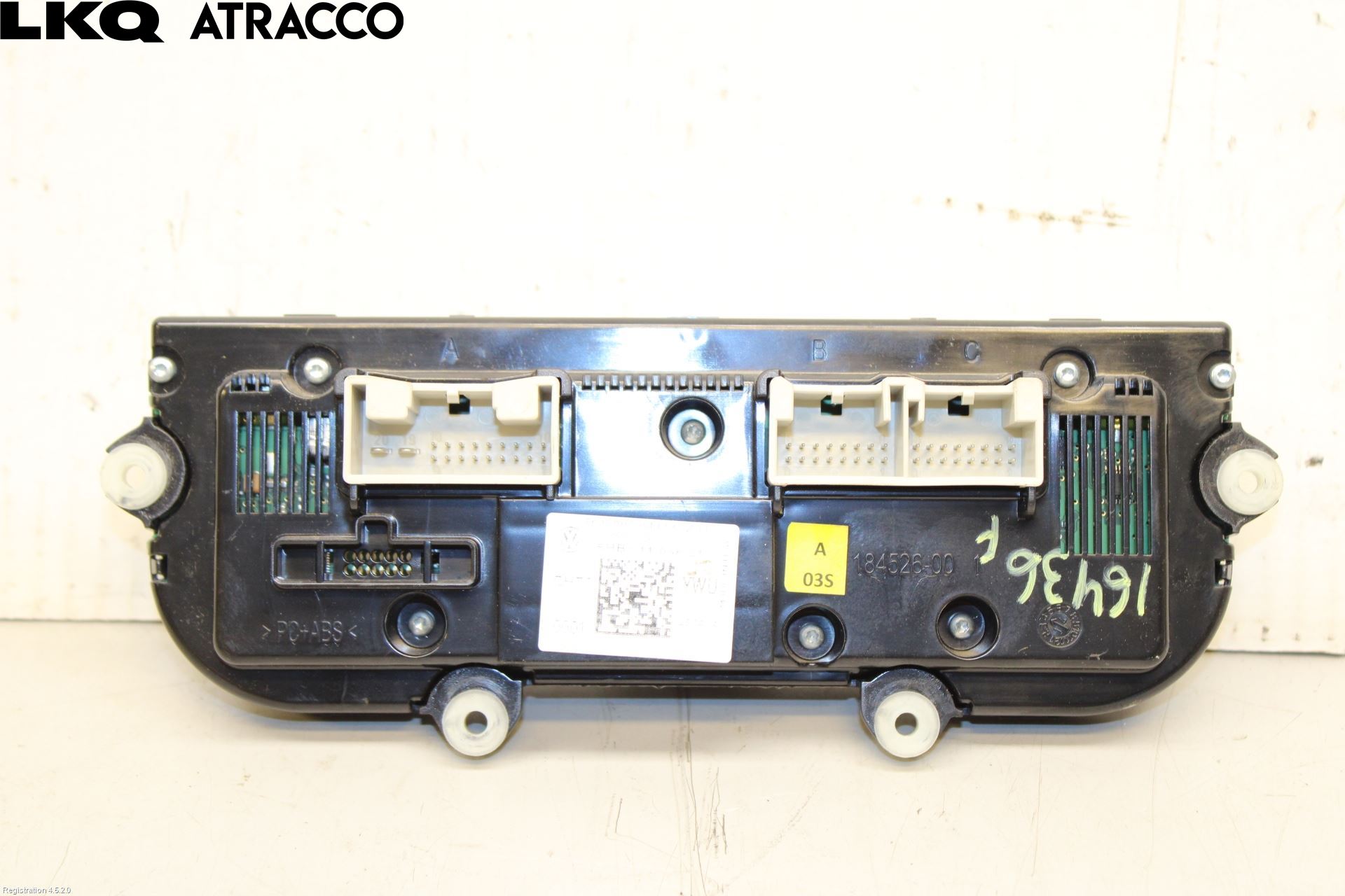 Volkswagen VW BEETLE 12- Varme Ac Betjening-Display