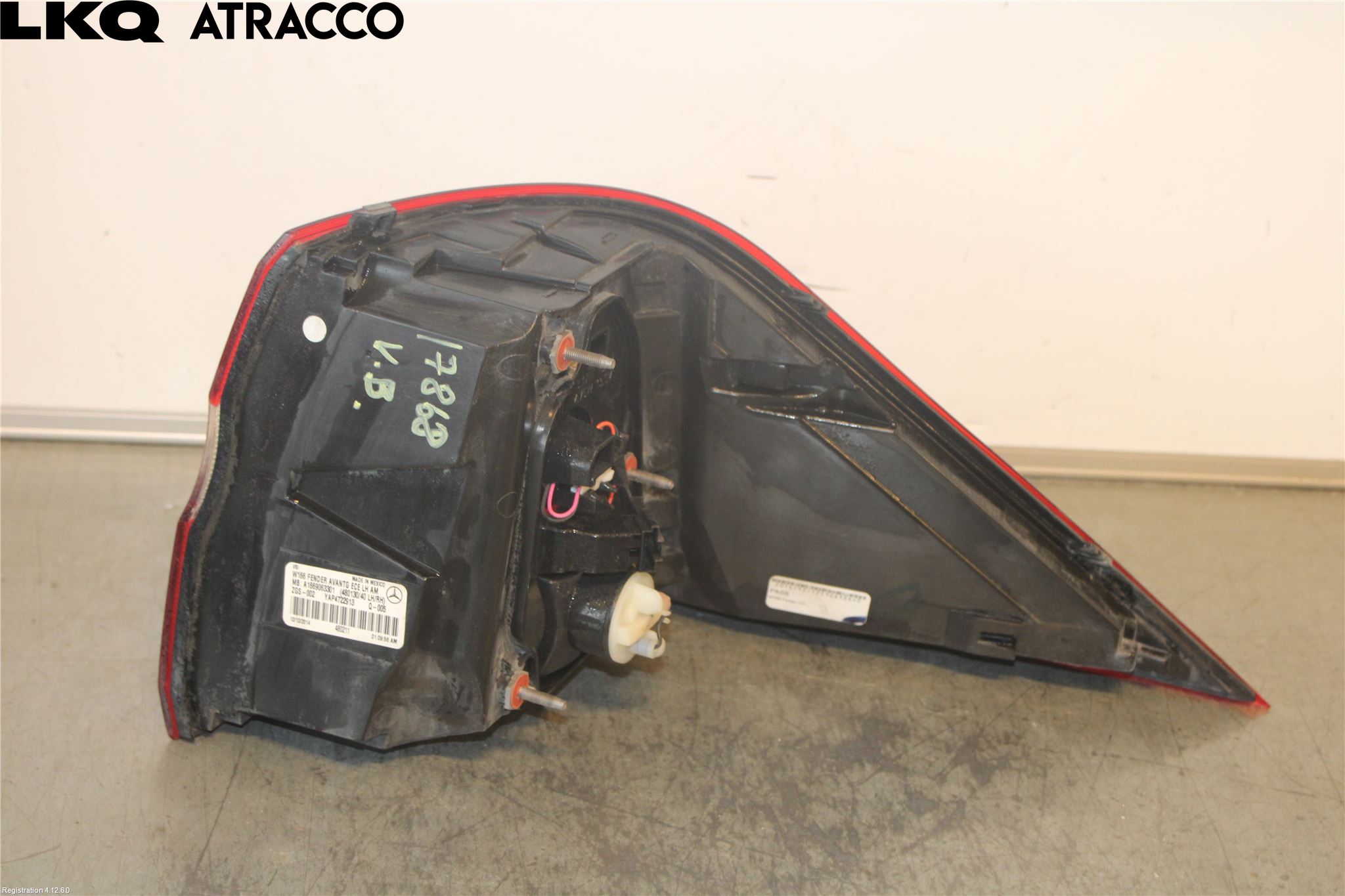Mercedes-Benz MB GL/GLS-KLASS (X166) 12-19 Baklykt Venstre