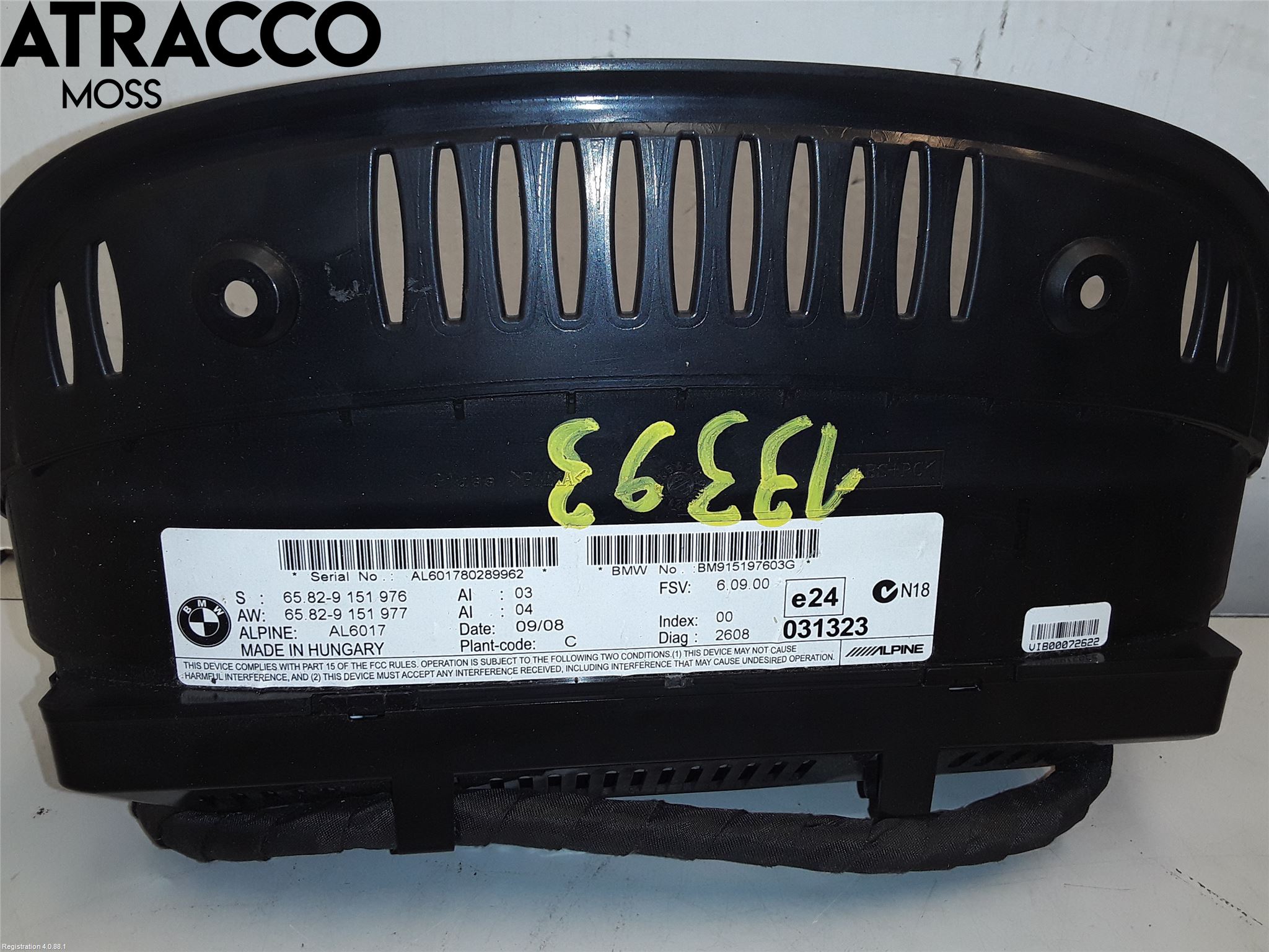 BMW 5 E60/61 Sed/Tou 02-10 Multifunktionsdisplay