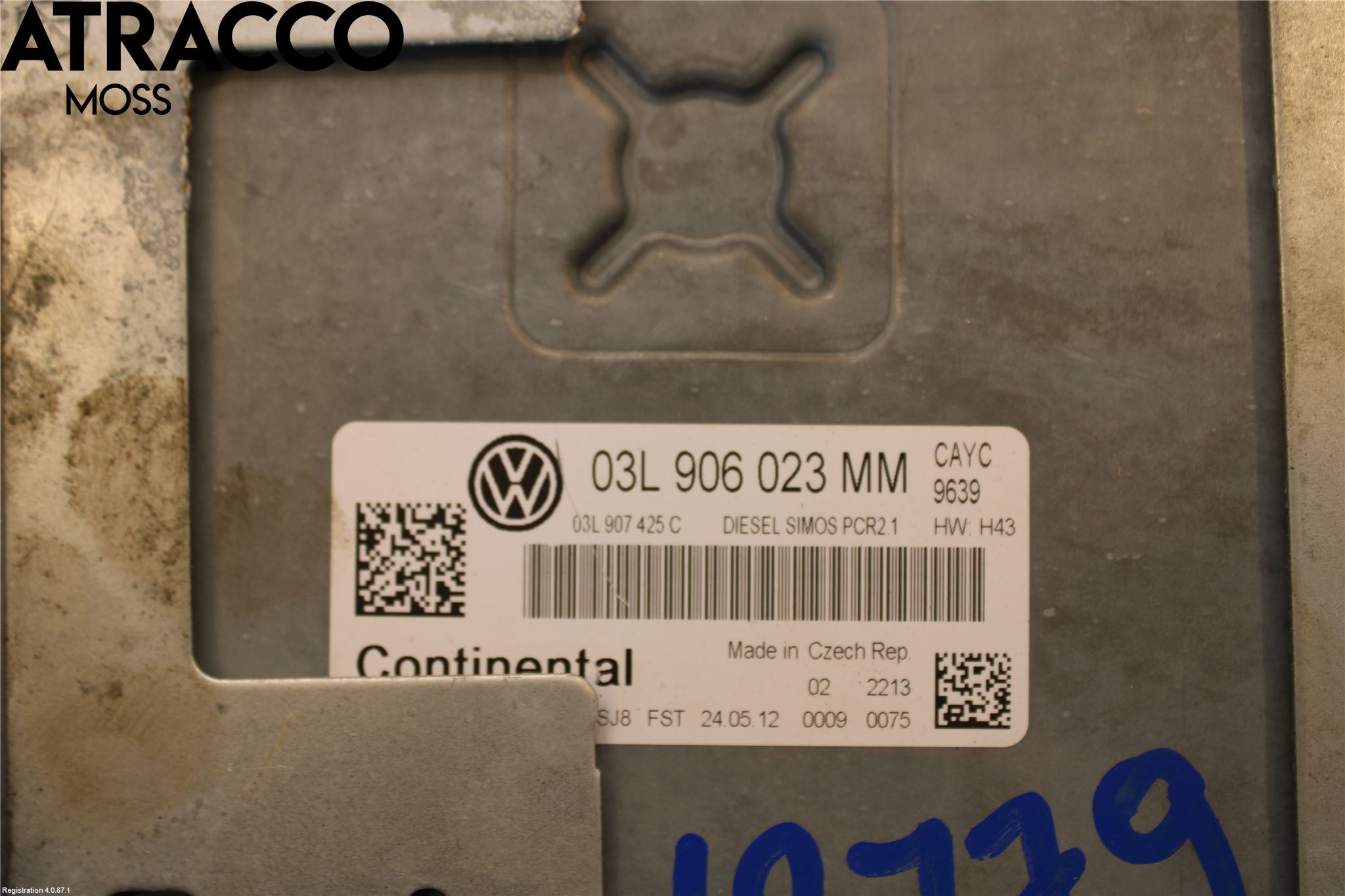 Volkswagen VW GOLF PLUS/CROSS GOLF 04-14 Styreenhet Innsprøytning