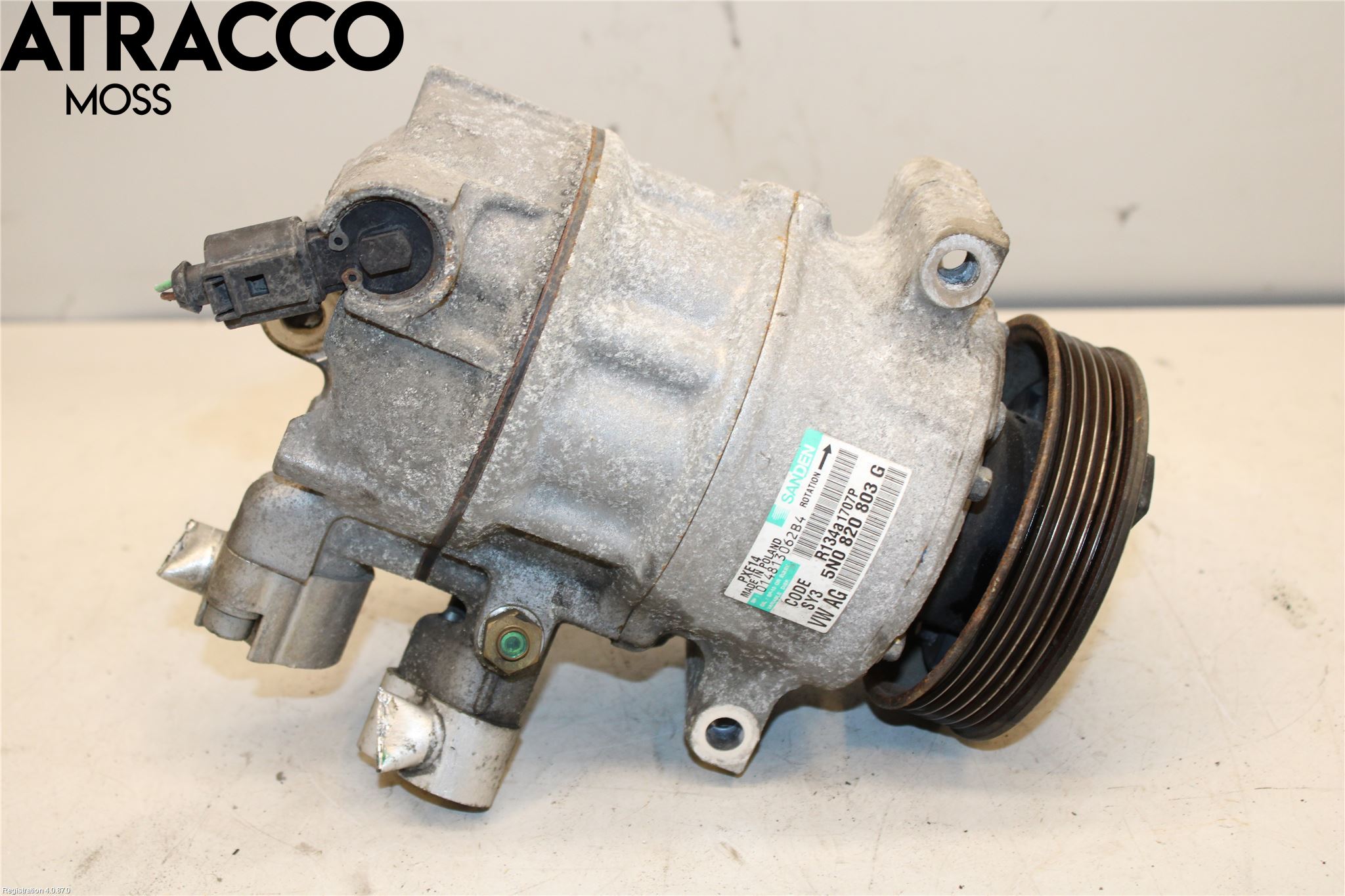 Volkswagen VW GOLF VI 09-13 Varme Ac Kompressor