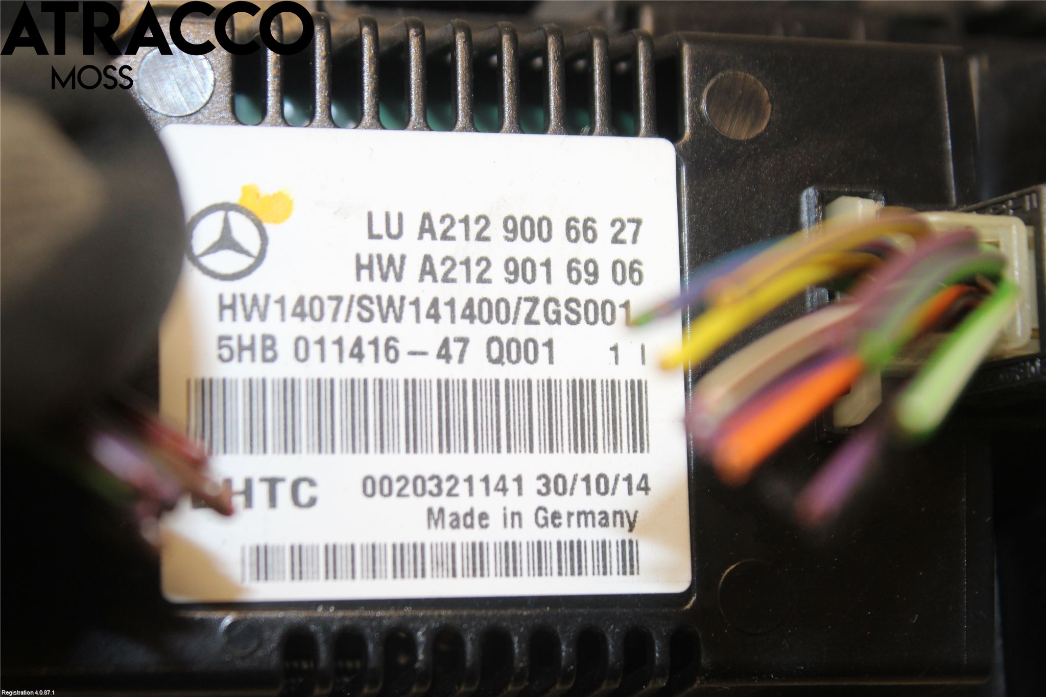 Mercedes-Benz MB E-KLASS (W212) 09-16 Varme Ac Betjening-Display