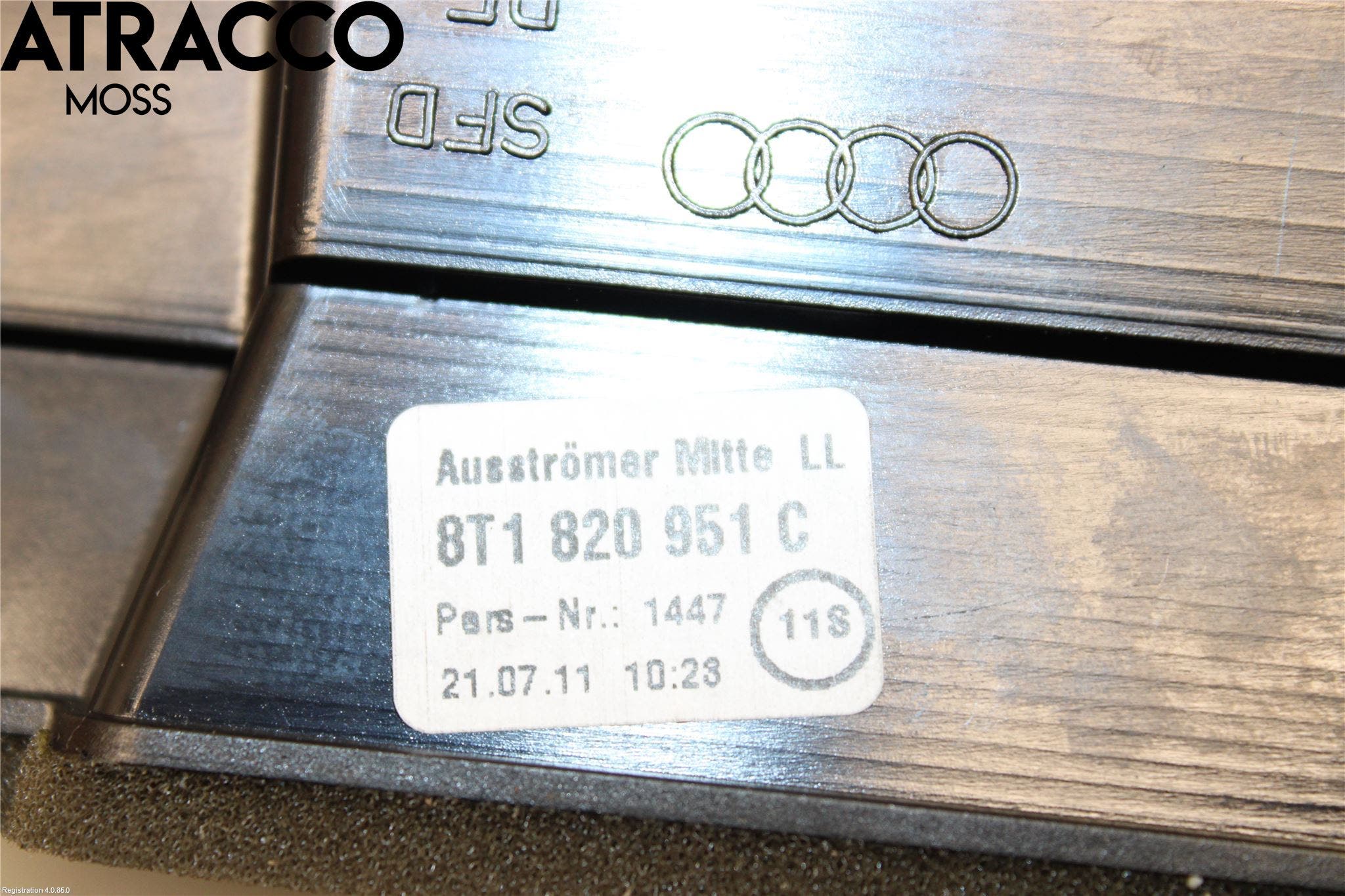 Audi A4/S4 08-11 Dashbord Kanal - Dyse