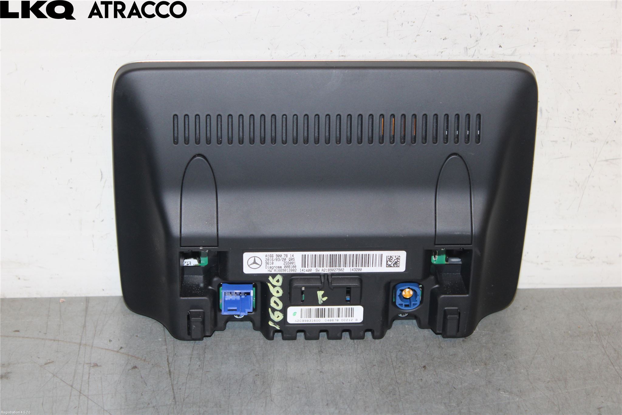 Mercedes-Benz MB B-KLASS (W246/W242) 12-19 Multifunktionsdisplay