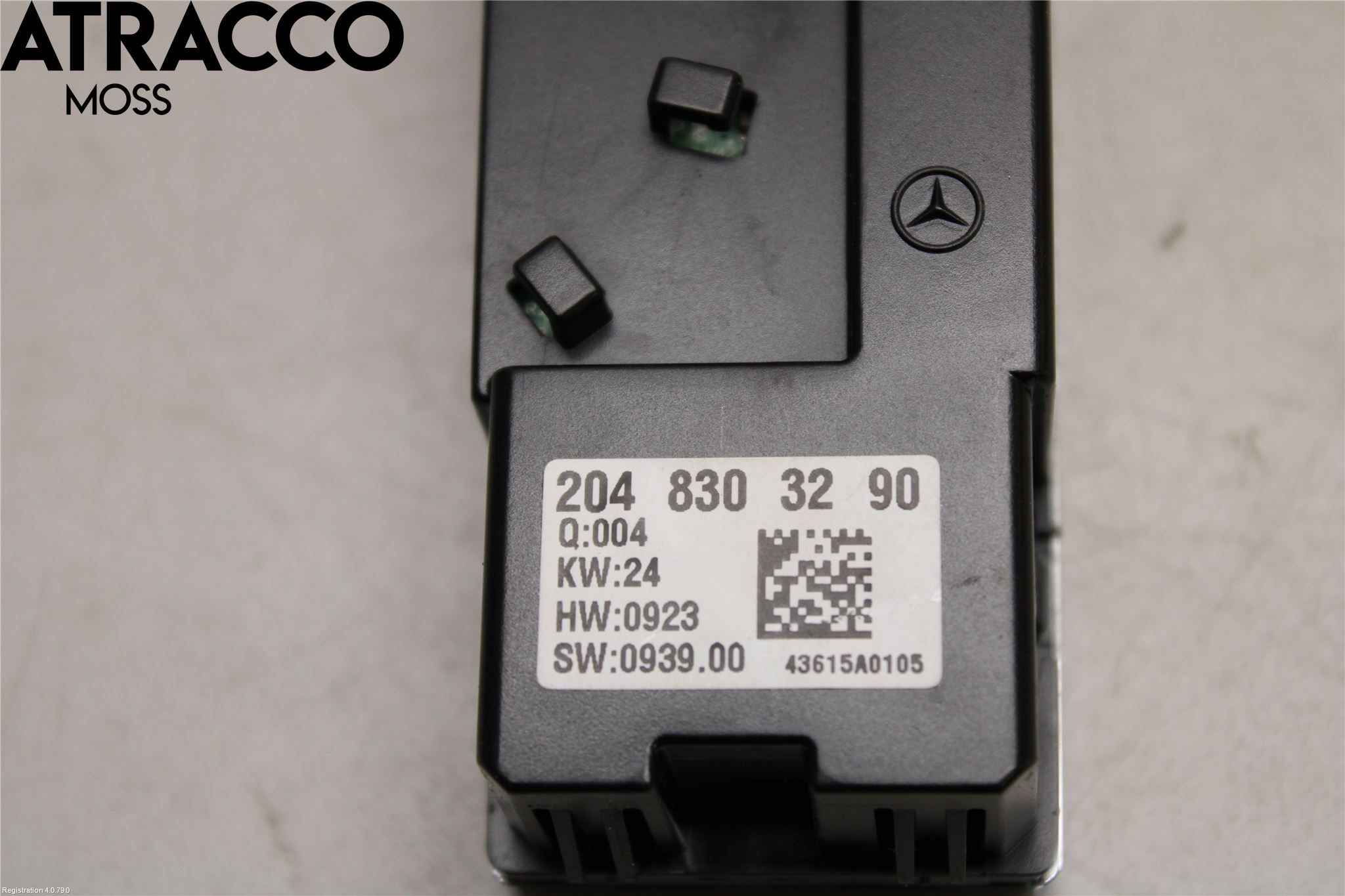 Mercedes-Benz MB E-KLASS (W212) 09-16 Varme Ac Betjening-Display