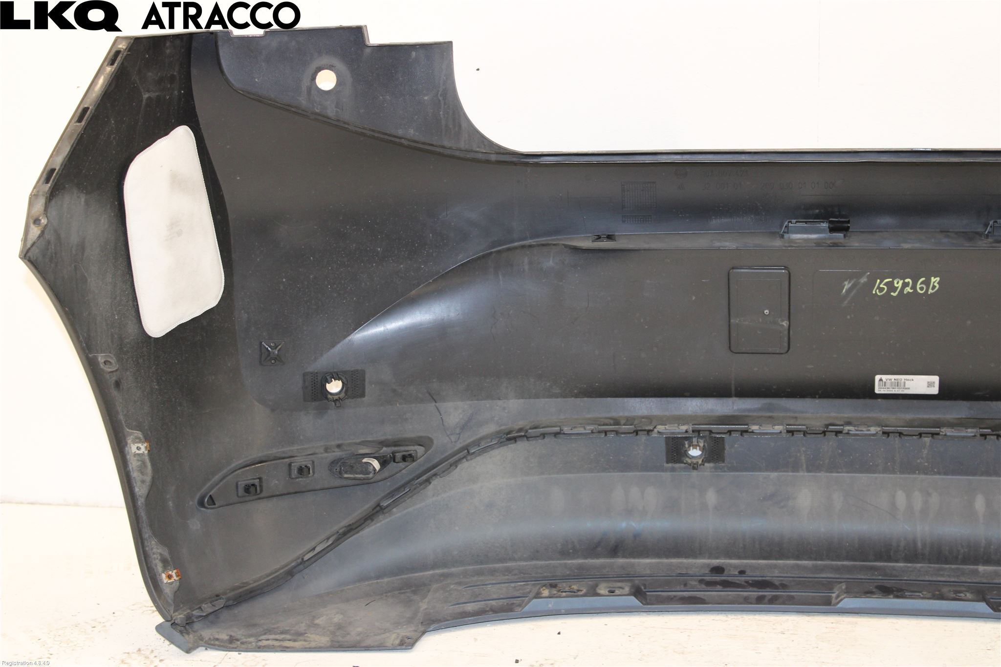 Audi A4/S4 08-11 Støtfanger Bak