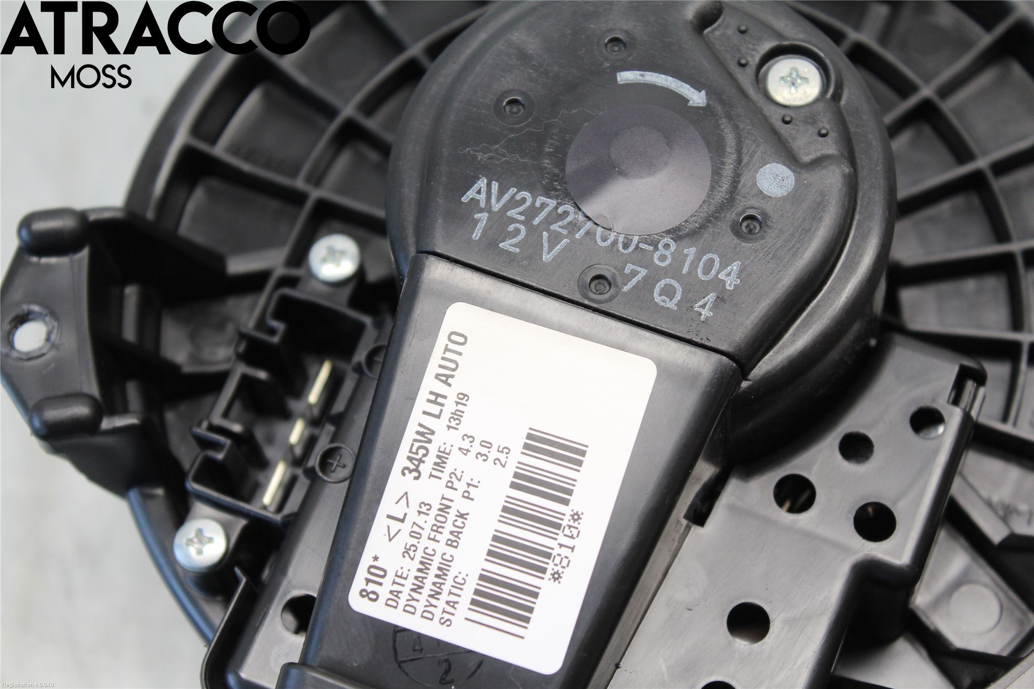 Toyota AURIS 13-19 Varme Ac Varmeapparatvifte