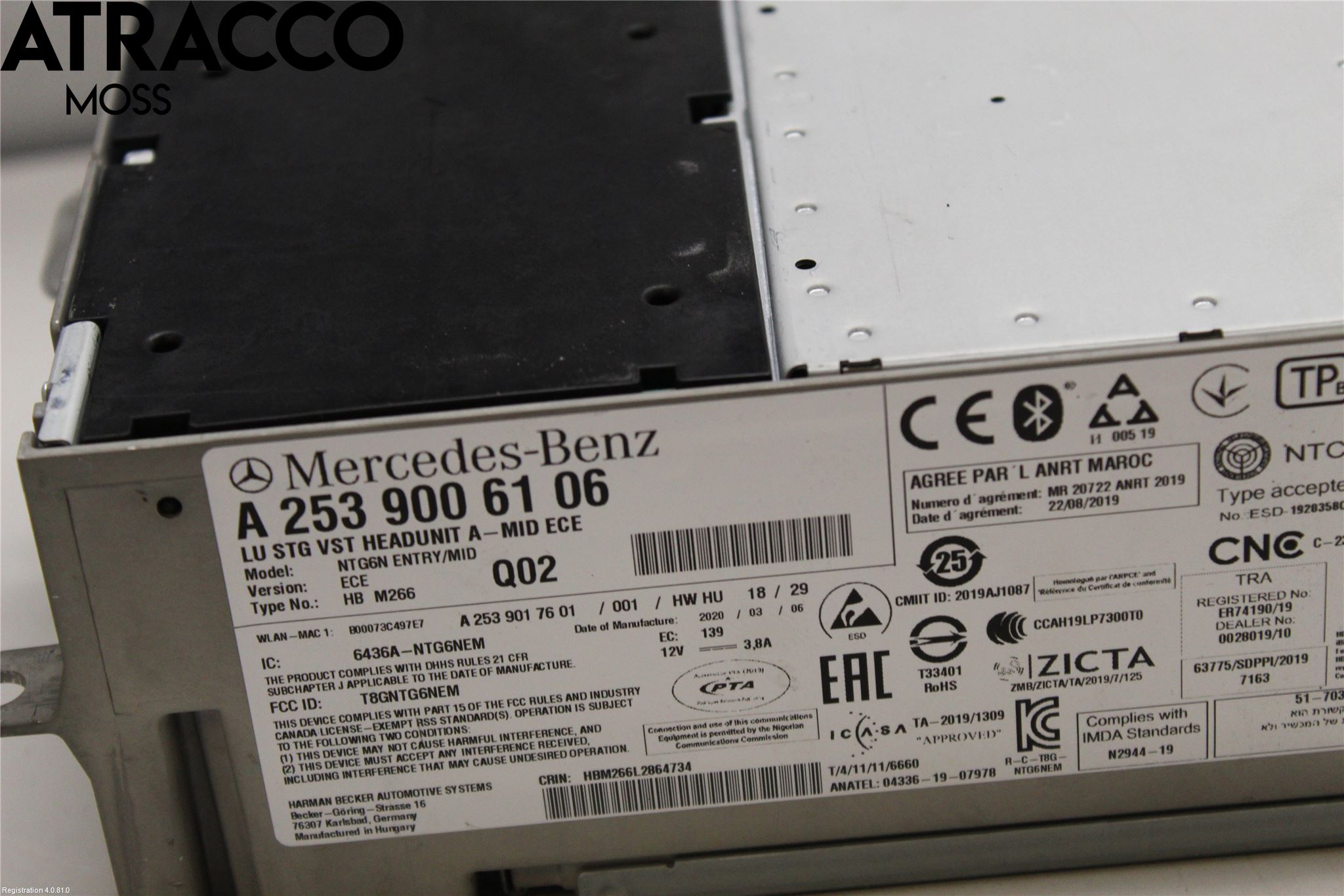 Mercedes-Benz MB EQC (N293) 20- Stereo Radio