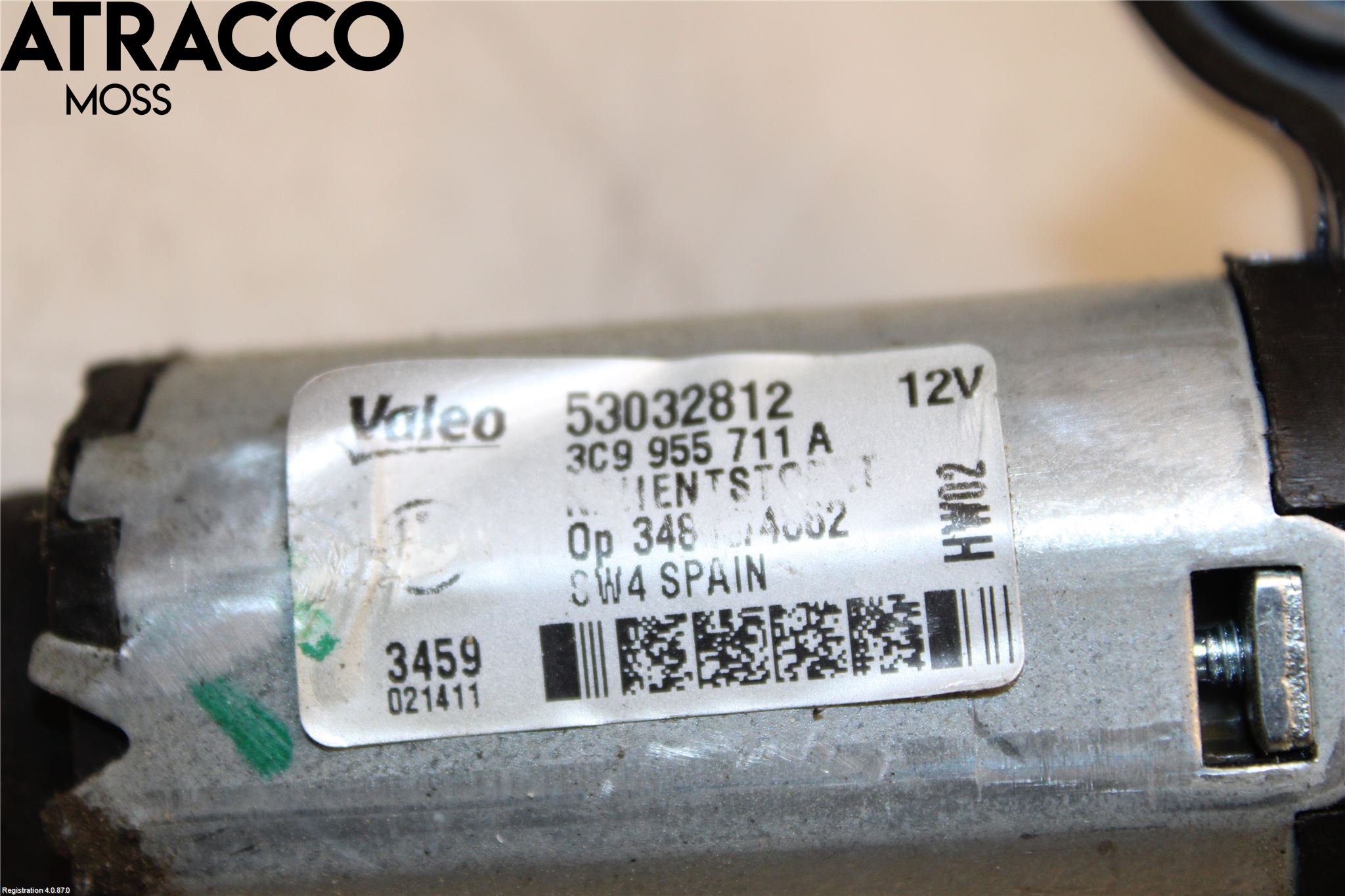 Volkswagen VW PASSAT 05-11 Viskermotor Bakluke