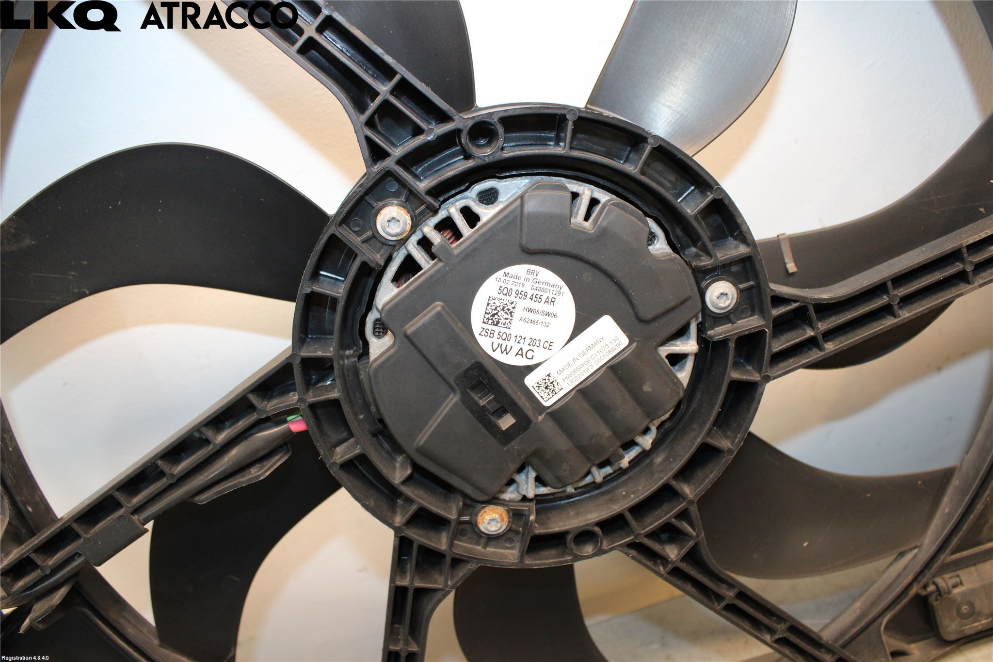 Volkswagen VW GOLF / E-GOLF VII 13-20 Kjølevifte Elektrisk