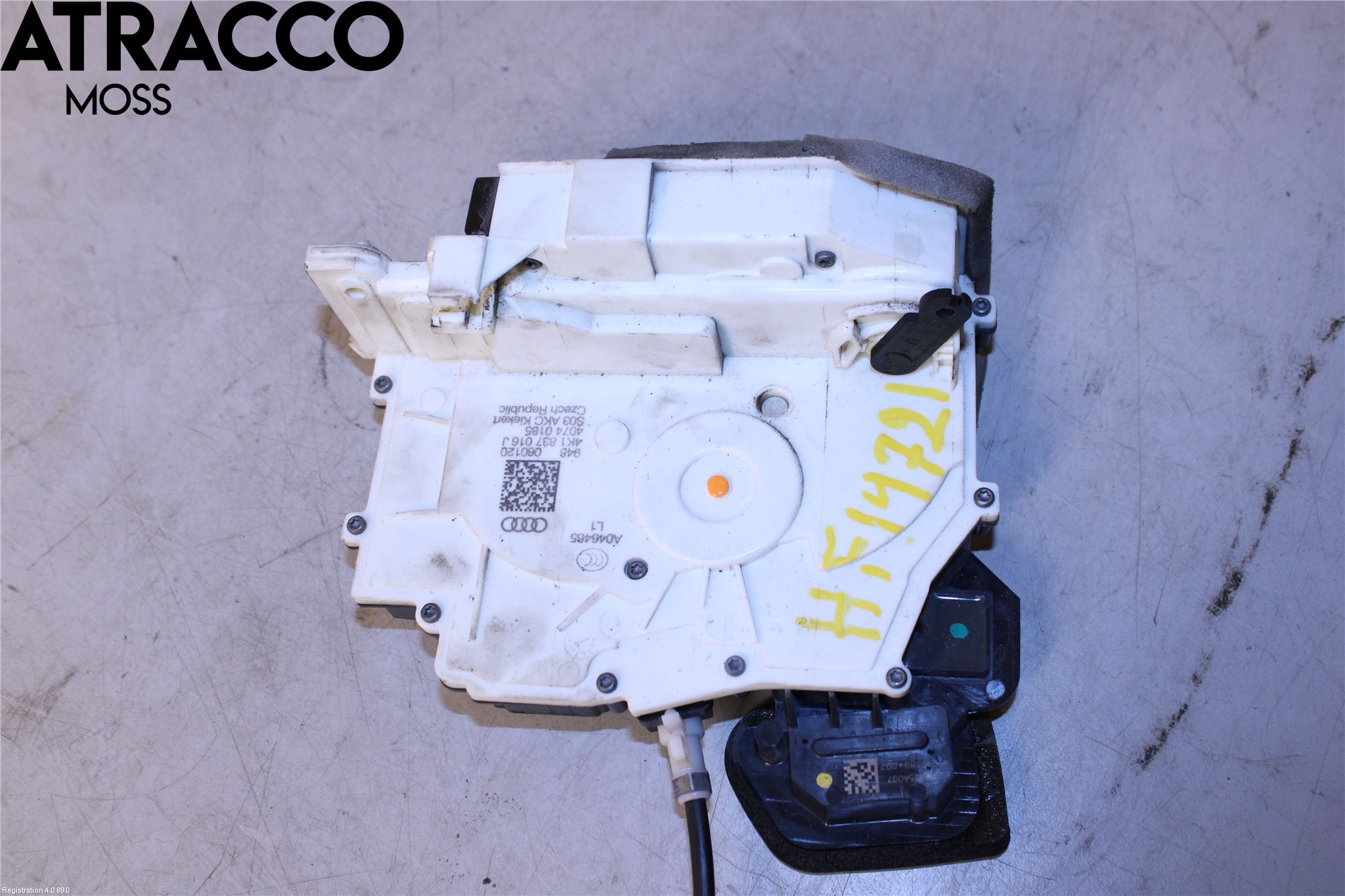 Audi E-TRON, S GE 19- Dørlås - Låsekasse