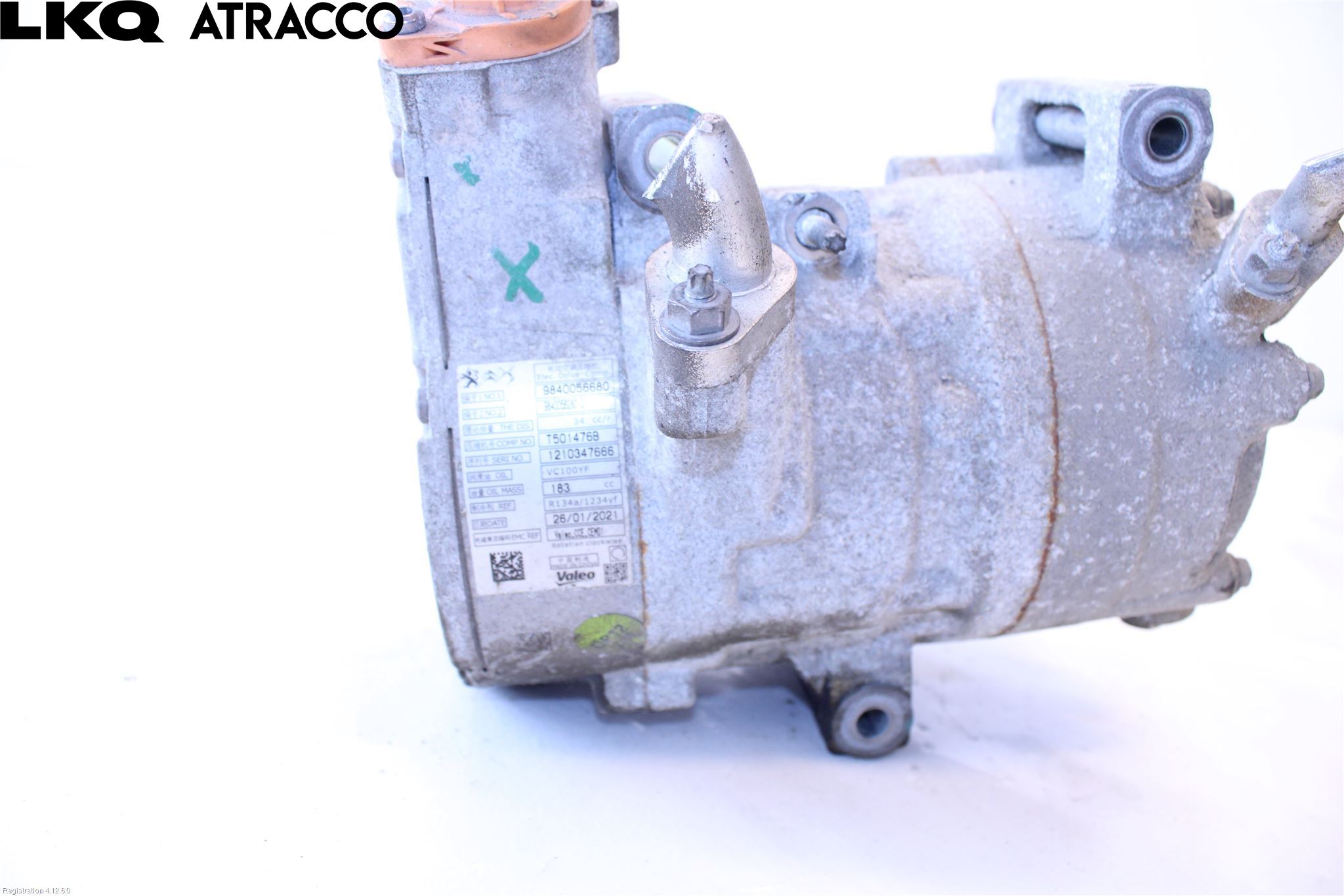 Peugeot 208/E-208 20- Varme Ac Kompressor