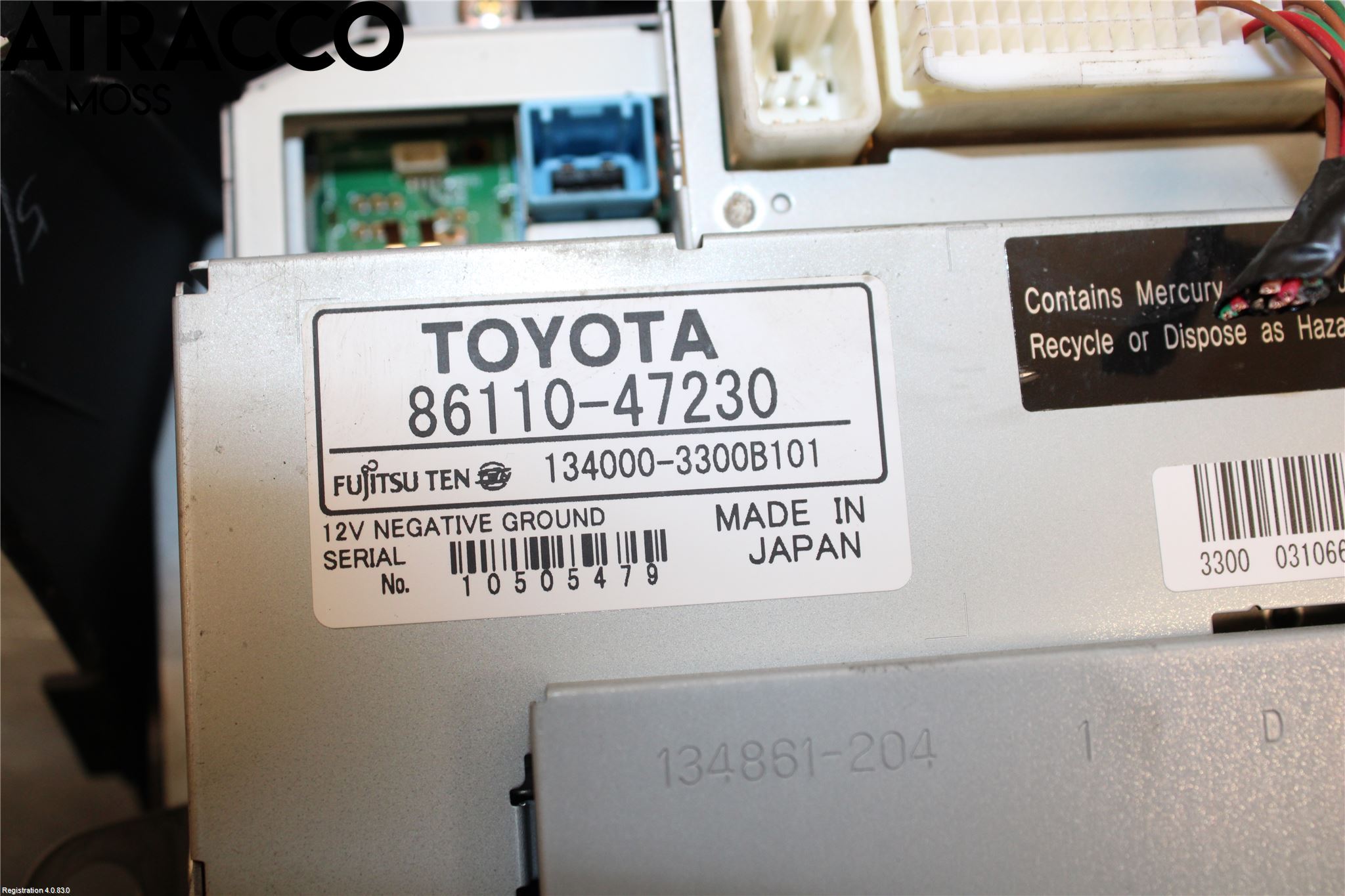 Toyota PRIUS NWH20 04-08 Multifunktionsdisplay